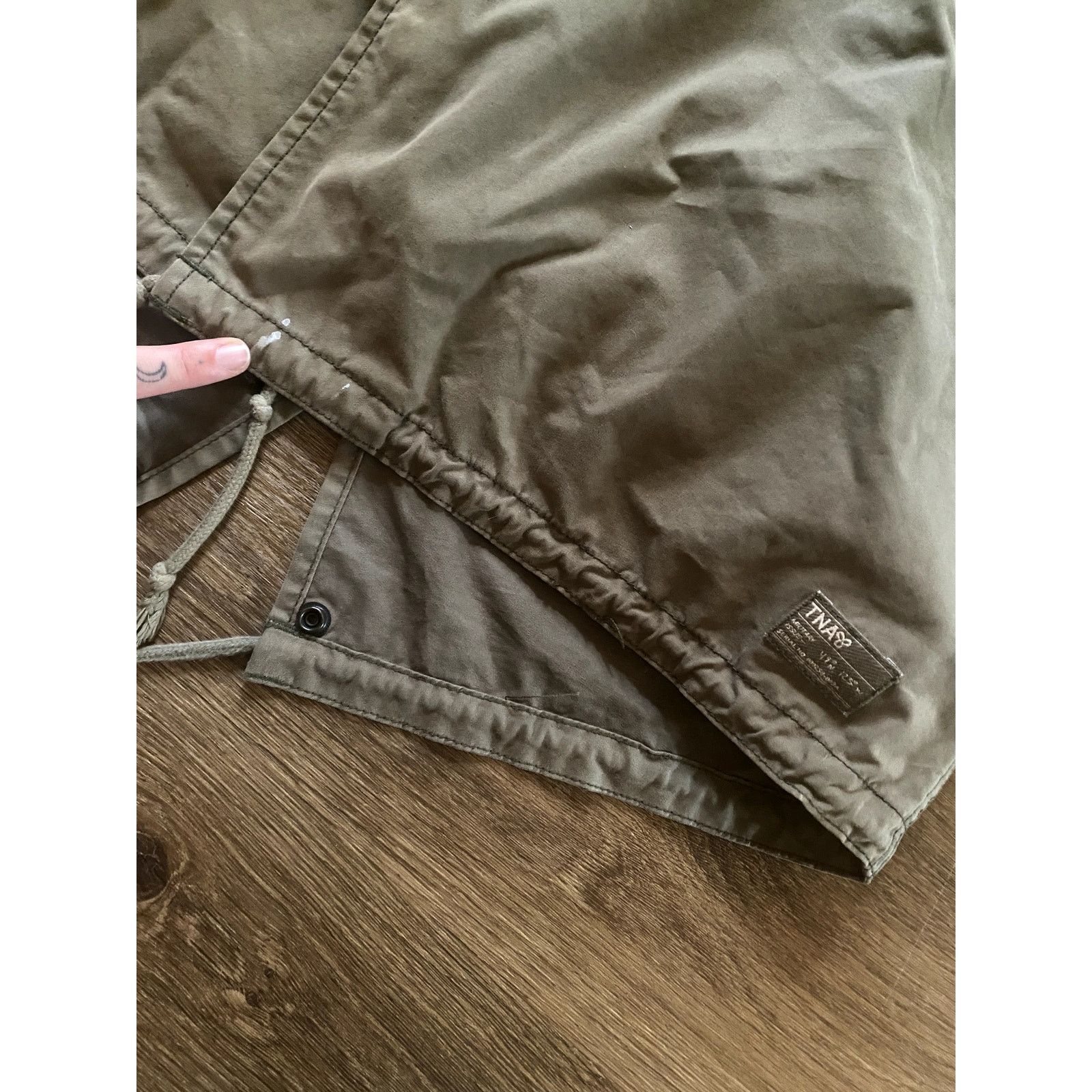 TNA Olive Green Aritzia TNA Brittania Parka Jacket Size M / US 6-8 / IT 42-44 - 2 Thumbnail