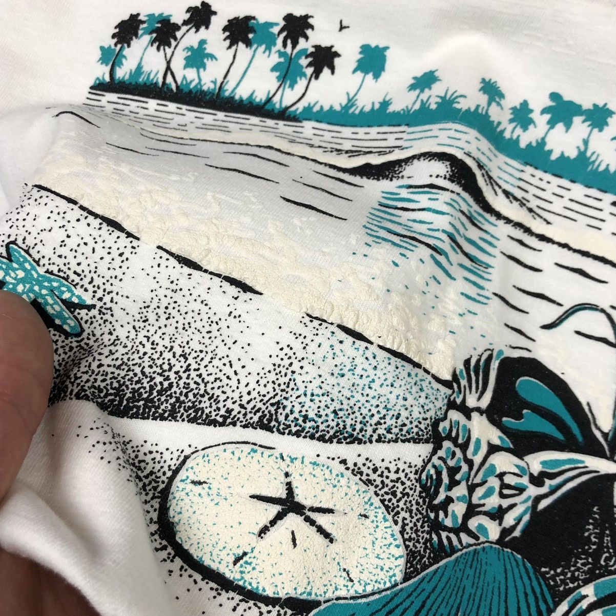 Vintage 1991 Vintage Seashore Graphic Tee Size US M / EU 48-50 / 2 - 6 Thumbnail