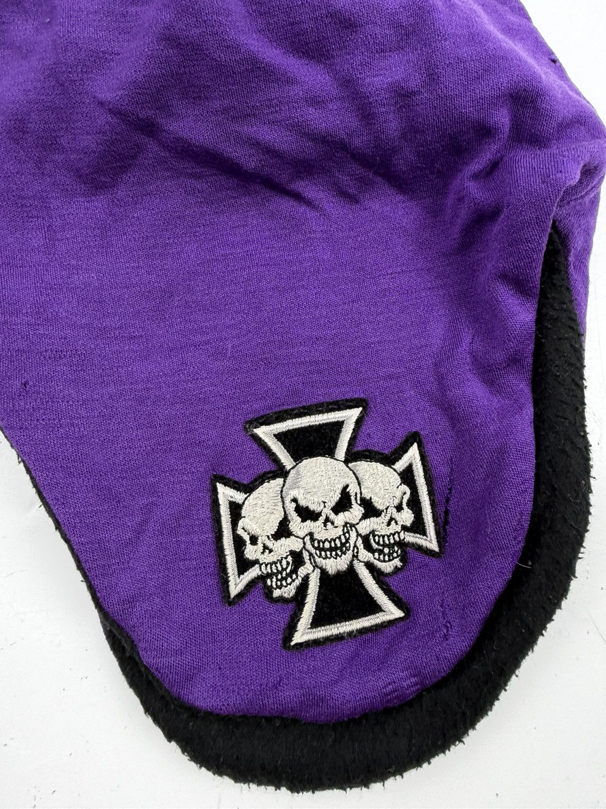 Seditionaries distressed punk style skull logo winter hat beanie hat tc45 Size ONE SIZE - 3 Thumbnail
