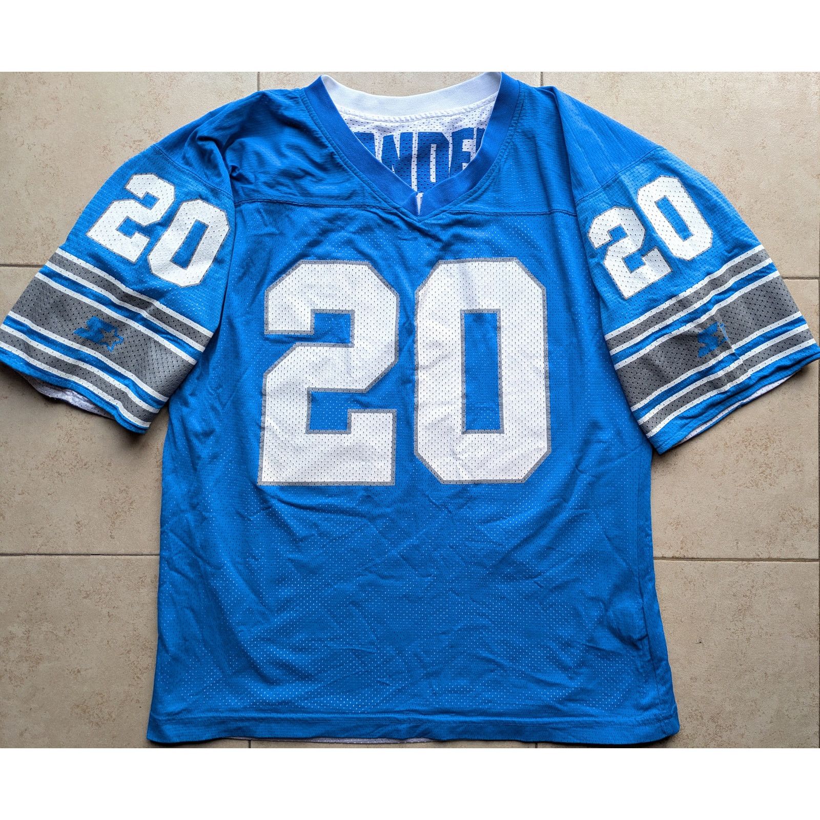 NFL × Starter Barry SANDERS 90s Detroit Lions Reversible jersey NFL vtg Size US L / EU 52-54 / 3 - 2 Thumbnail