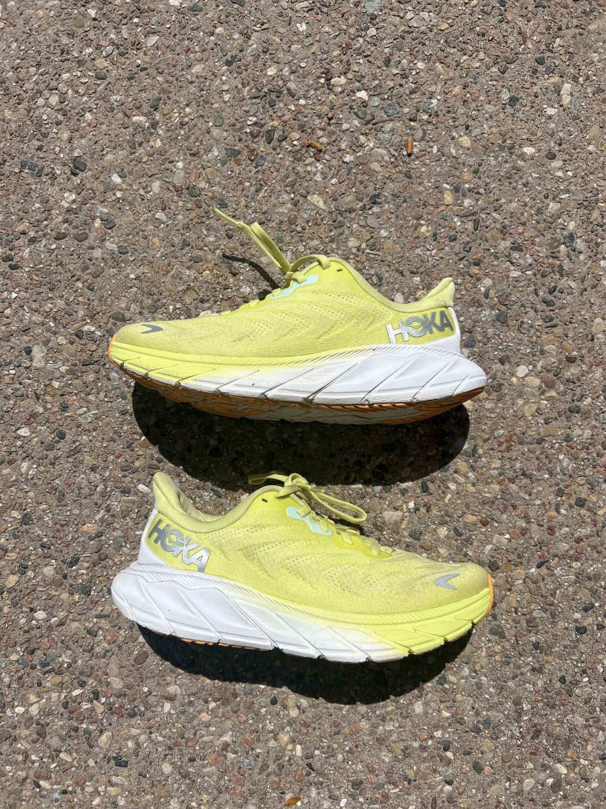 Hoka green/yellow