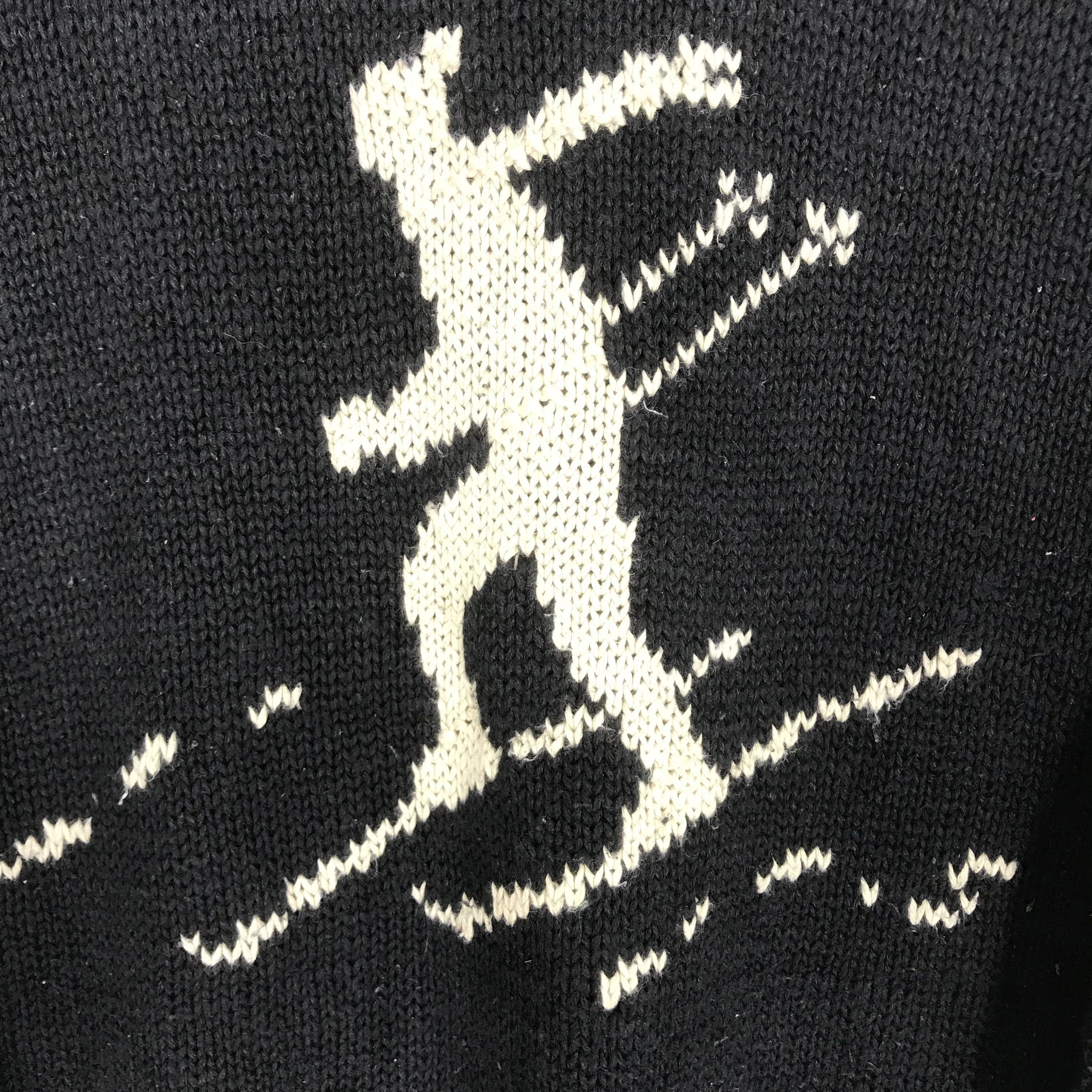 Polo Ralph Lauren Vintage Ralph Lauren Cable Knit Skiing Sweater RL Knitwear Size US L / EU 52-54 / 3 - 6 Thumbnail