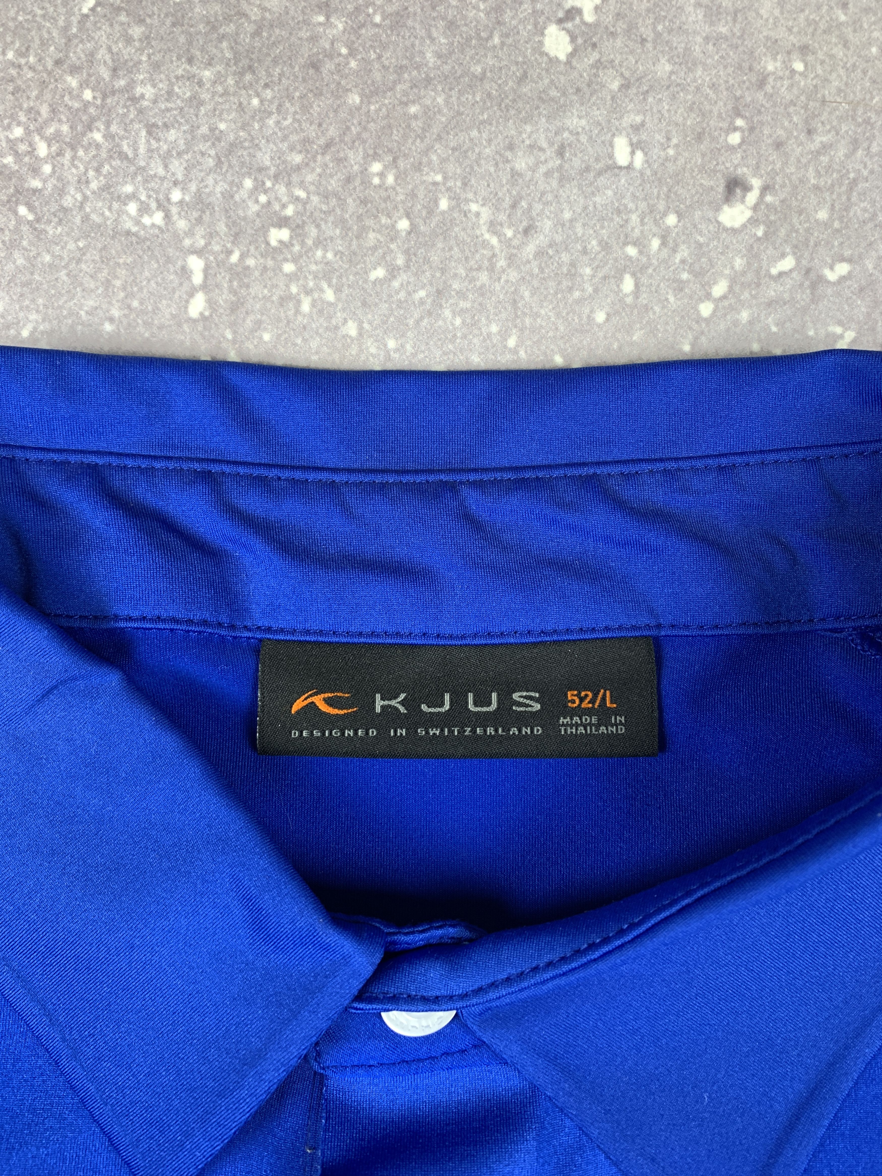 KJUS KJUS Supercharge Performance CL Polo Shirt SS Mens 52 L Blue Size US L / EU 52-54 / 3 - 4 Thumbnail