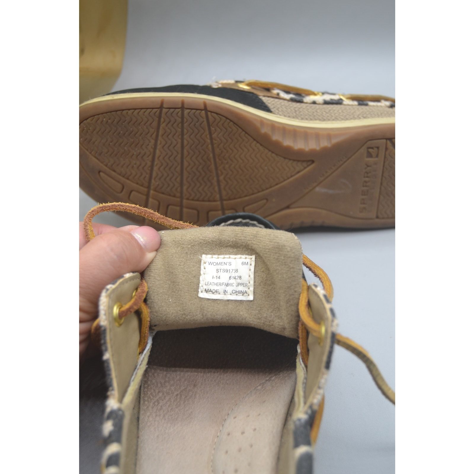 Sperry Sperry Top Slider Animal Print Shoes Size US 6 / IT 36 - 4 Thumbnail