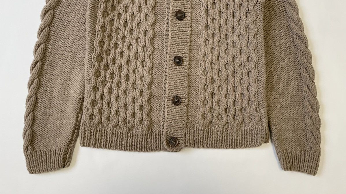 Maison Margiela A/W 09 Honeycomb Knit Wool Cardigan Size US M / EU 48-50 / 2 - 12 Thumbnail