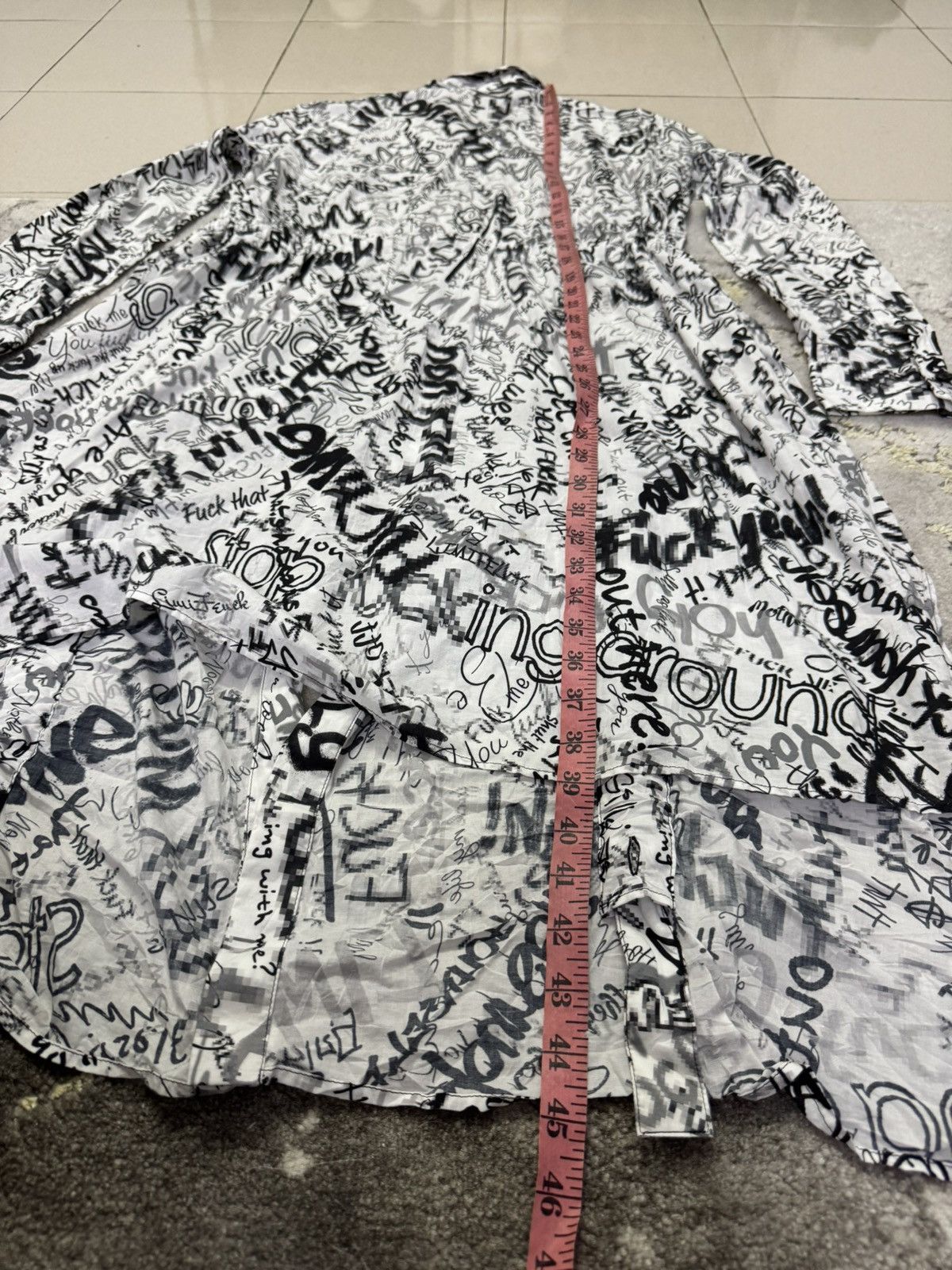 Limi Feu 2021-2022AW LIMI FEU LONG X UKA BLACK STUDY DRESS SHIRT Size M / US 6-8 / IT 42-44 - 12 Thumbnail