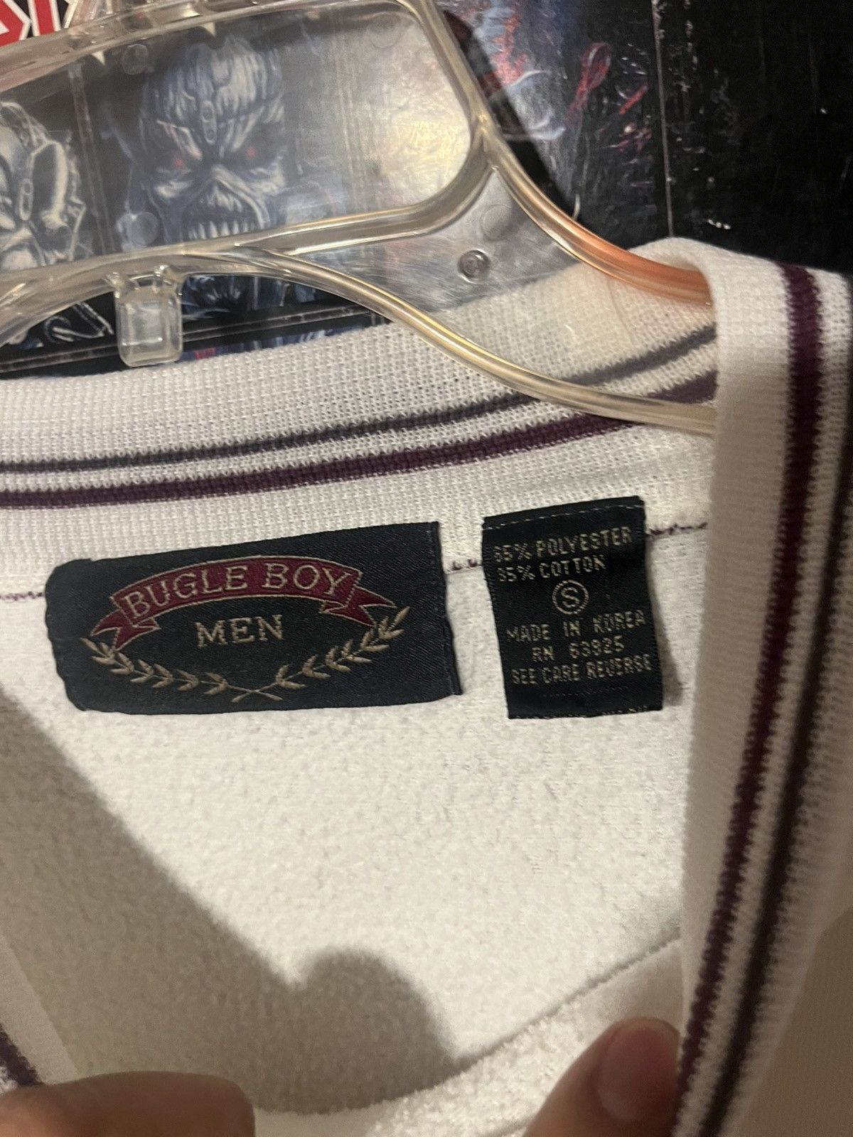 Bugle Boy Vintage 90s Bugle Boy Cropped Padded embroidered Sweater Size S / US 4 / IT 40 - 5 Thumbnail
