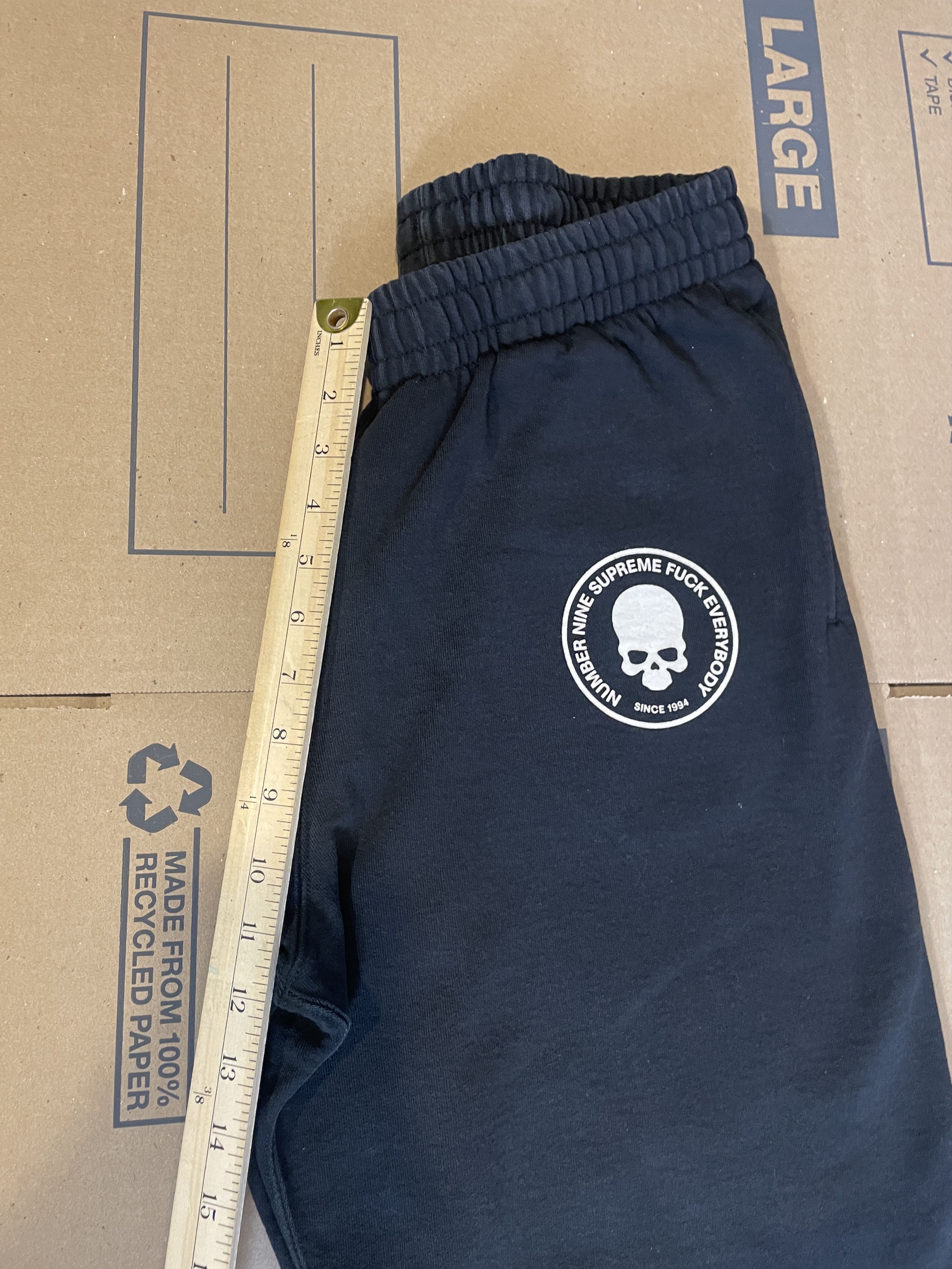 Number (N)ine × Supreme DRAWSTRING SWEATPANTS SMALL Size US 30 / EU 46 - 9 Thumbnail