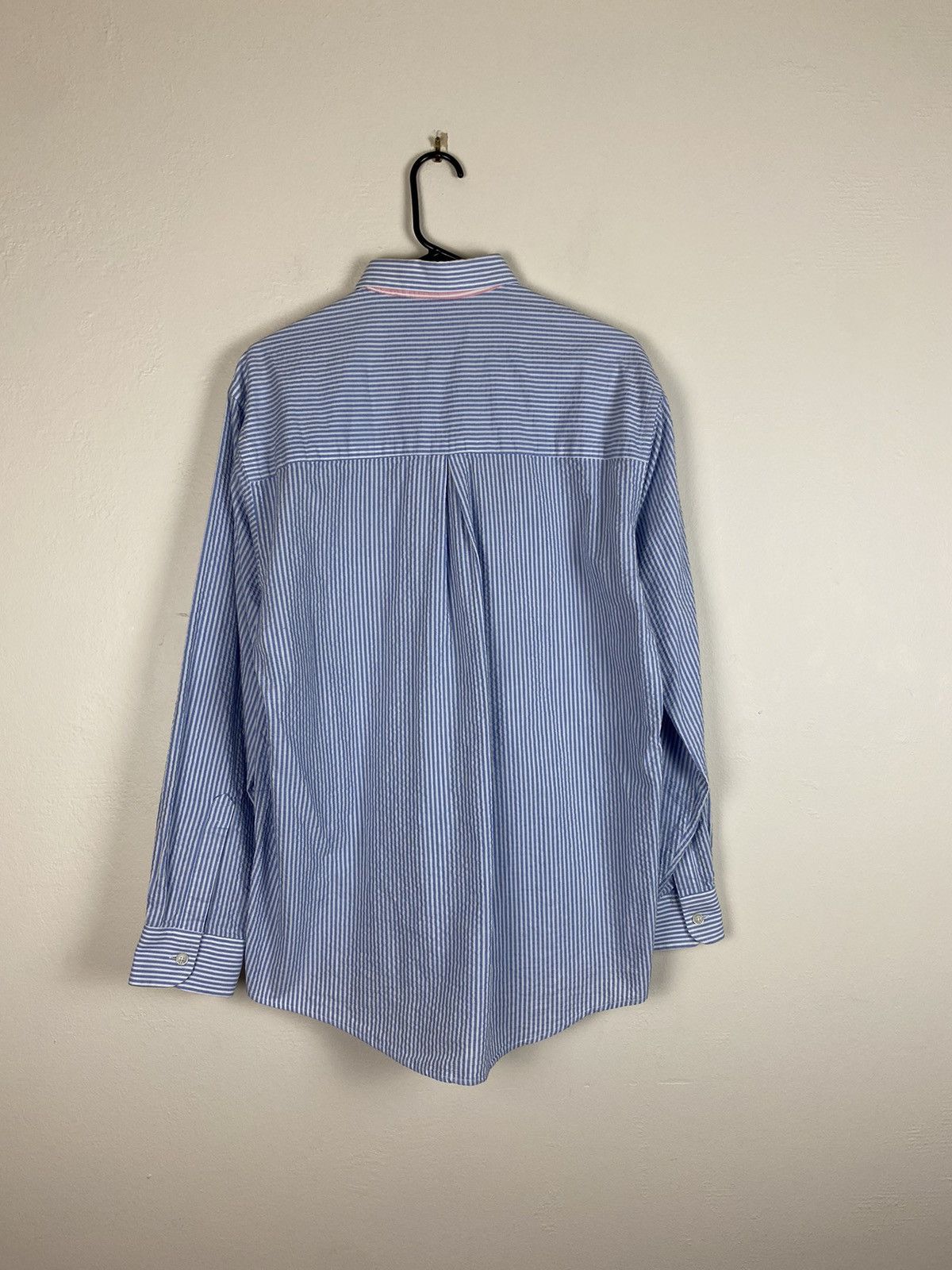 Burberry × Vintage Vintage Burberry Woven Button Up Shirt Size US M / EU 48-50 / 2 - 7 Thumbnail