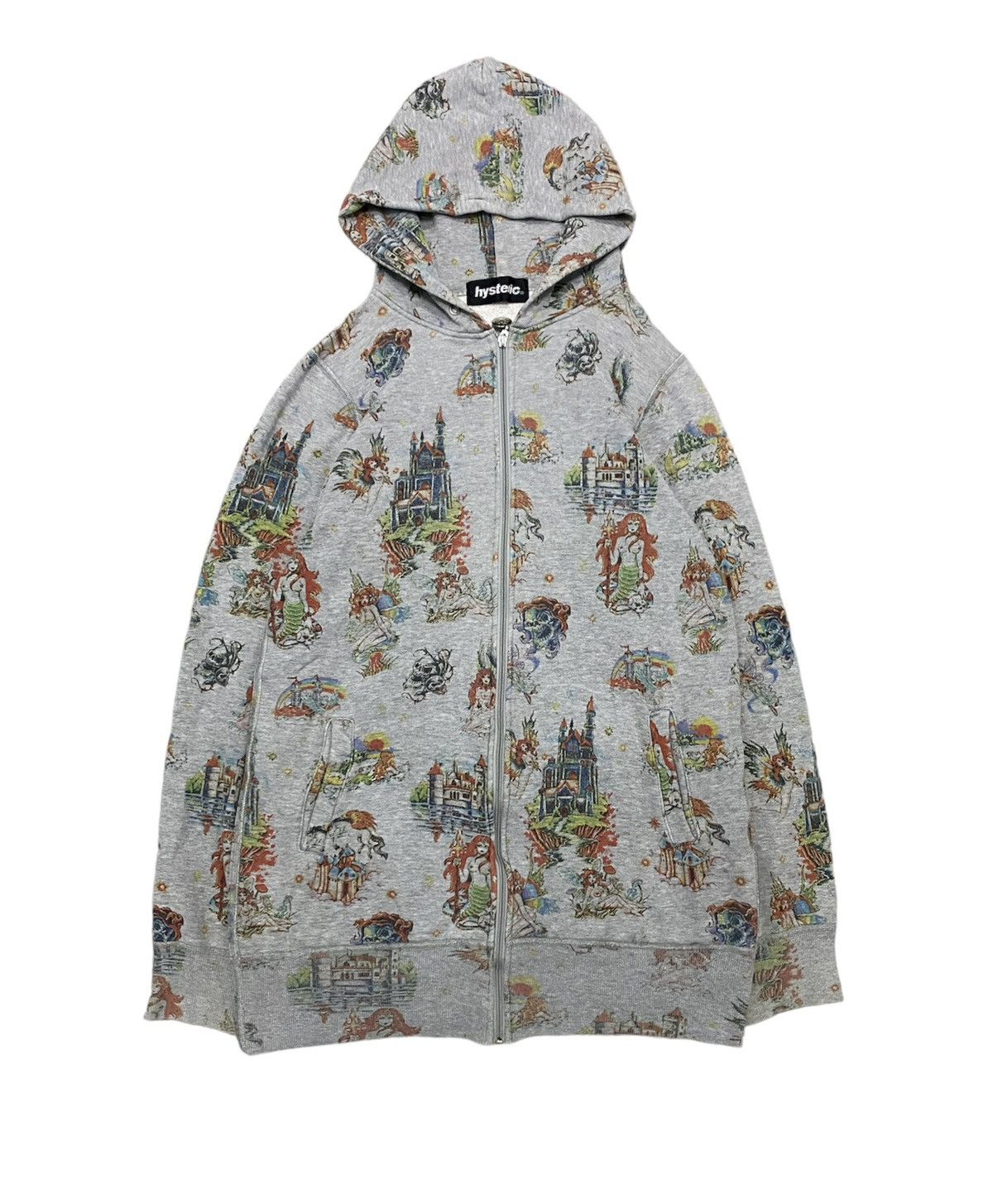 Hysteric Glamour 1990s RARE!! HYSTERIC Mermaid Kingdom skull Naked Pin-Up Size M / US 6-8 / IT 42-44 - 1 Thumbnail