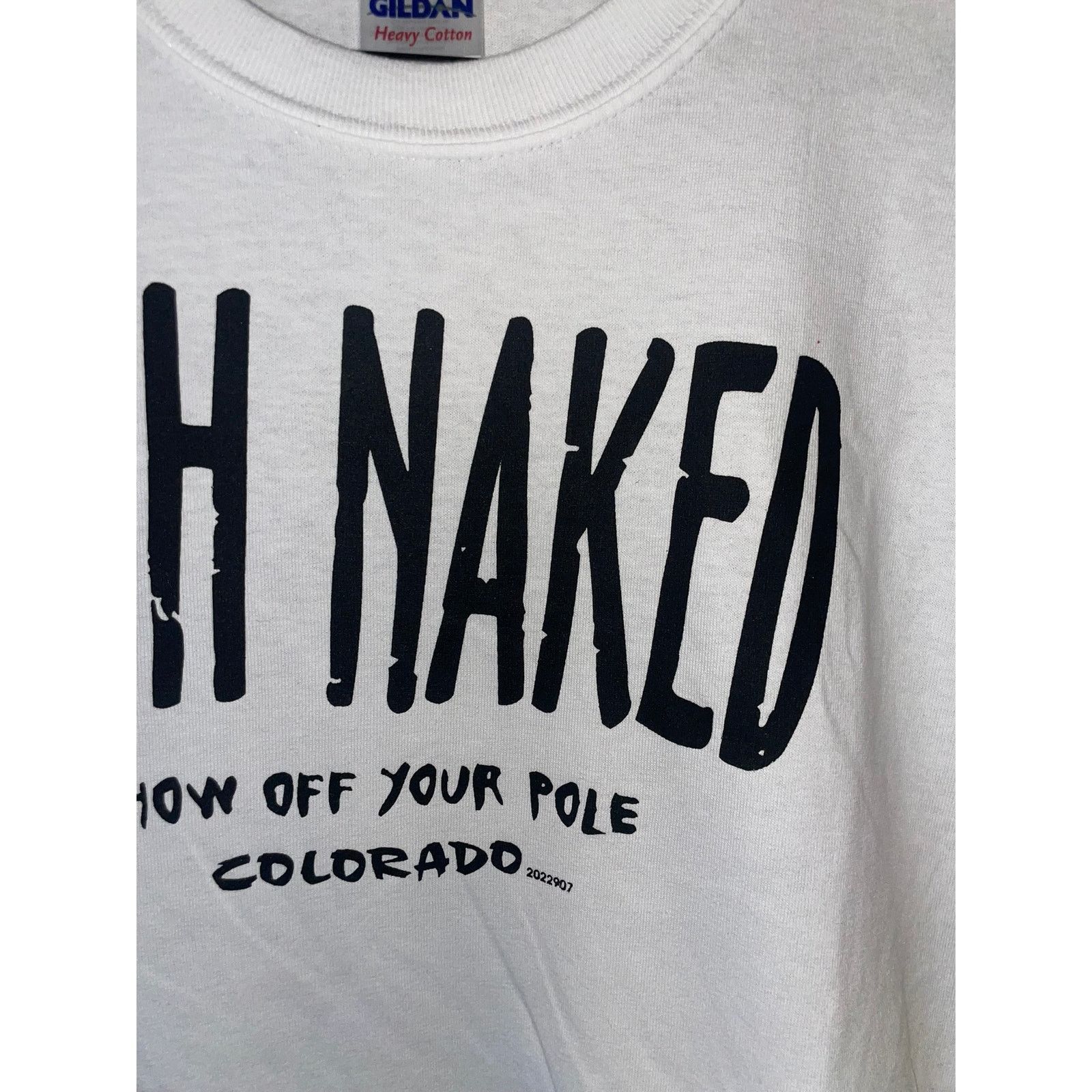 Gildan Y2K Fish Naked Show Off Your Pole Colorado Joke Shirt 2000s Size US S / EU 44-46 / 1 - 4 Thumbnail