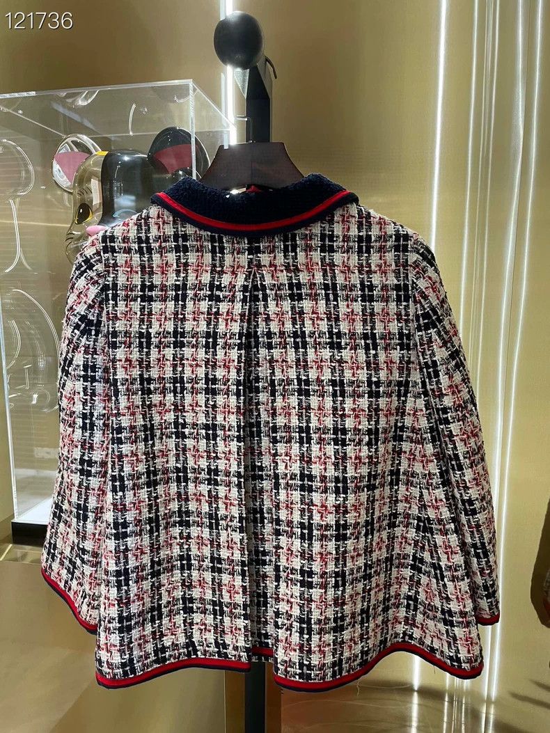 Gucci Gucci Size 38 Color-blocked plaid tweed jacket 2502-Nextar Size US XXS / EU 40 - 2 Thumbnail