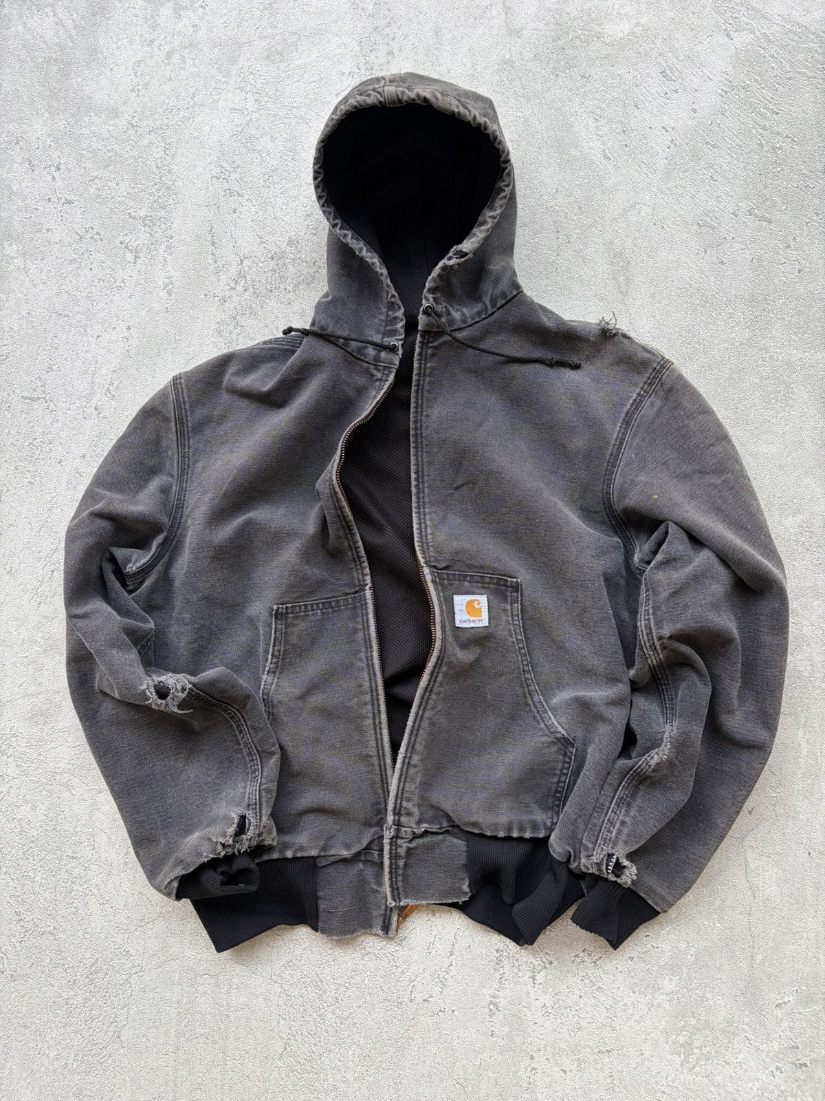 Carhartt VINTAGE CARHARTT FADED BLACK ACTIVE JR105 90’s JACKET Size US M / EU 48-50 / 2 - 5 Thumbnail