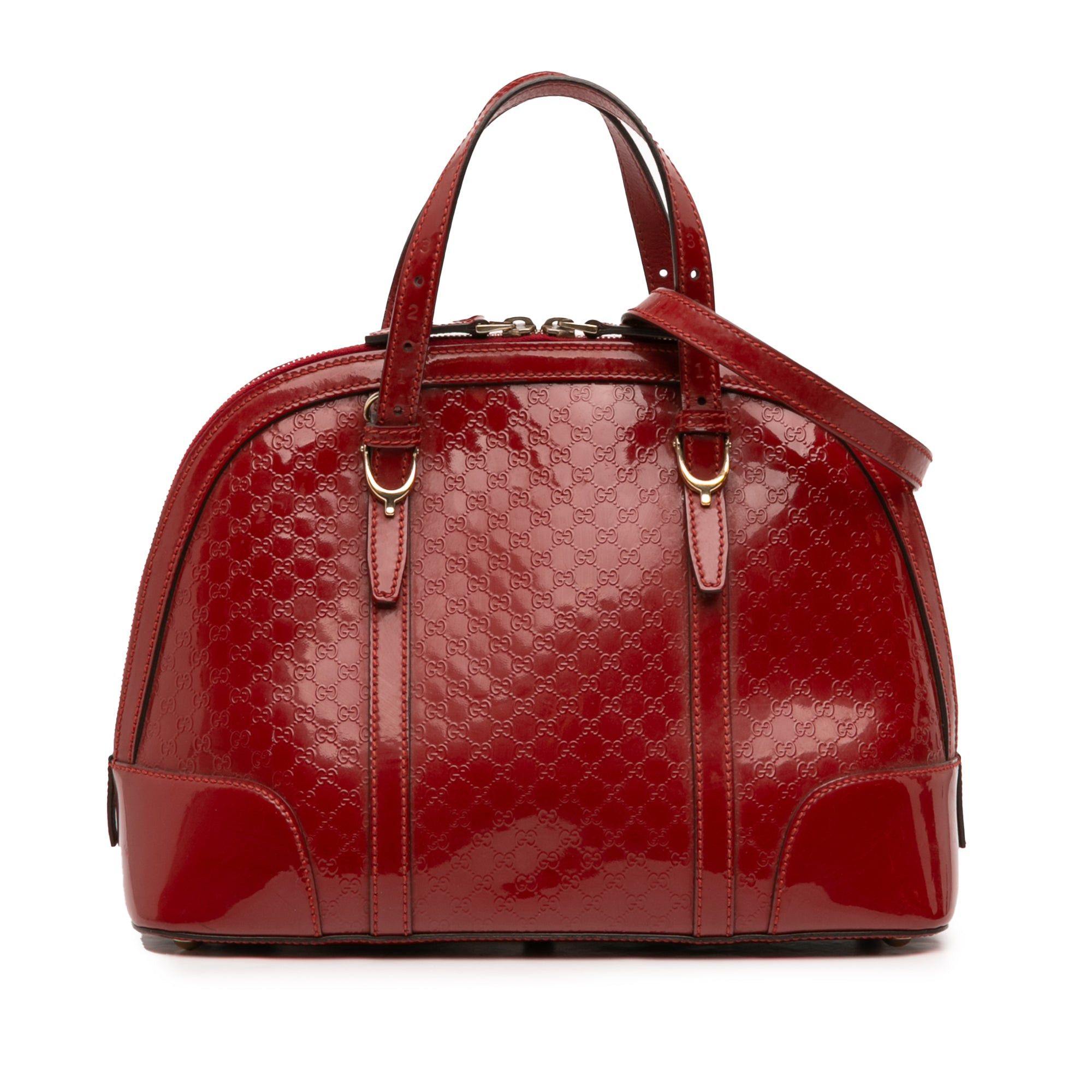 Gucci Medium Microguccissima Patent Nice Dome Satchel Size ONE SIZE - 1 Thumbnail
