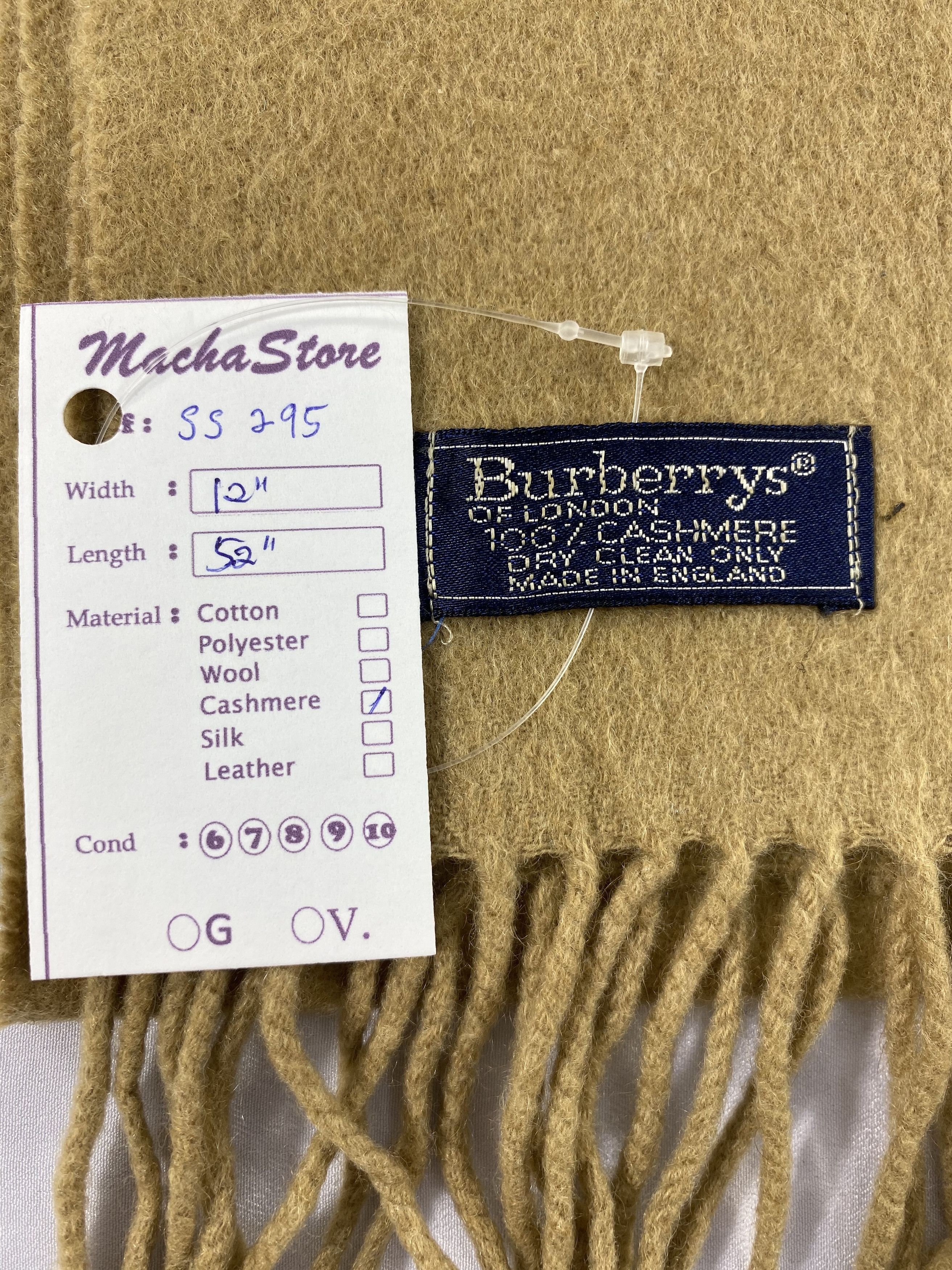 Burberry Vintage Burberry Cashmere Scarf / Muffler / Neckwear Size ONE SIZE - 5 Thumbnail