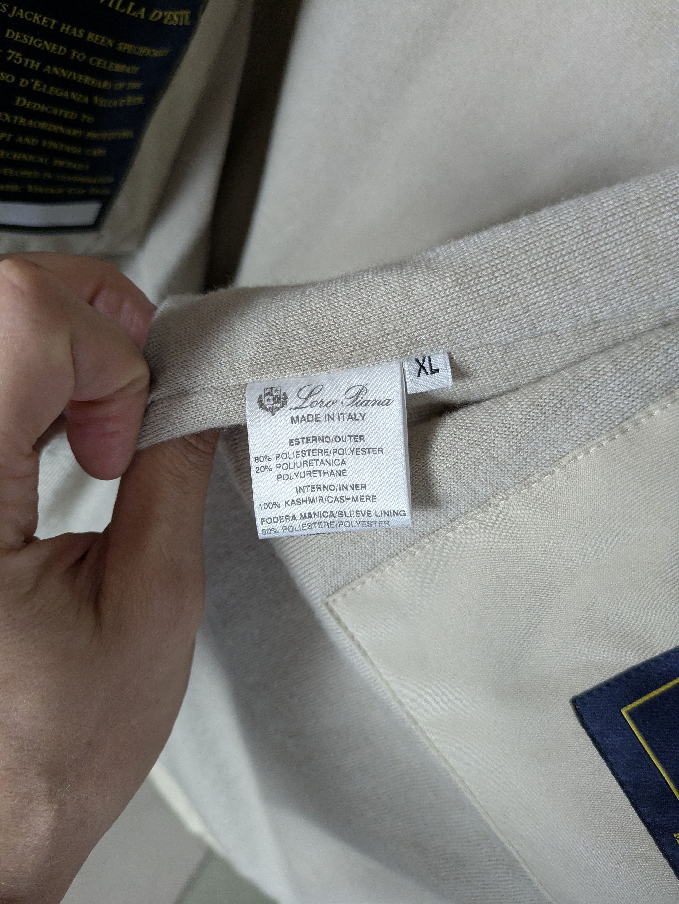 Loro Piana loro piana roadster villa d este XL man windbreaker jacket Size US XL / EU 56 / 4 - 10 Thumbnail