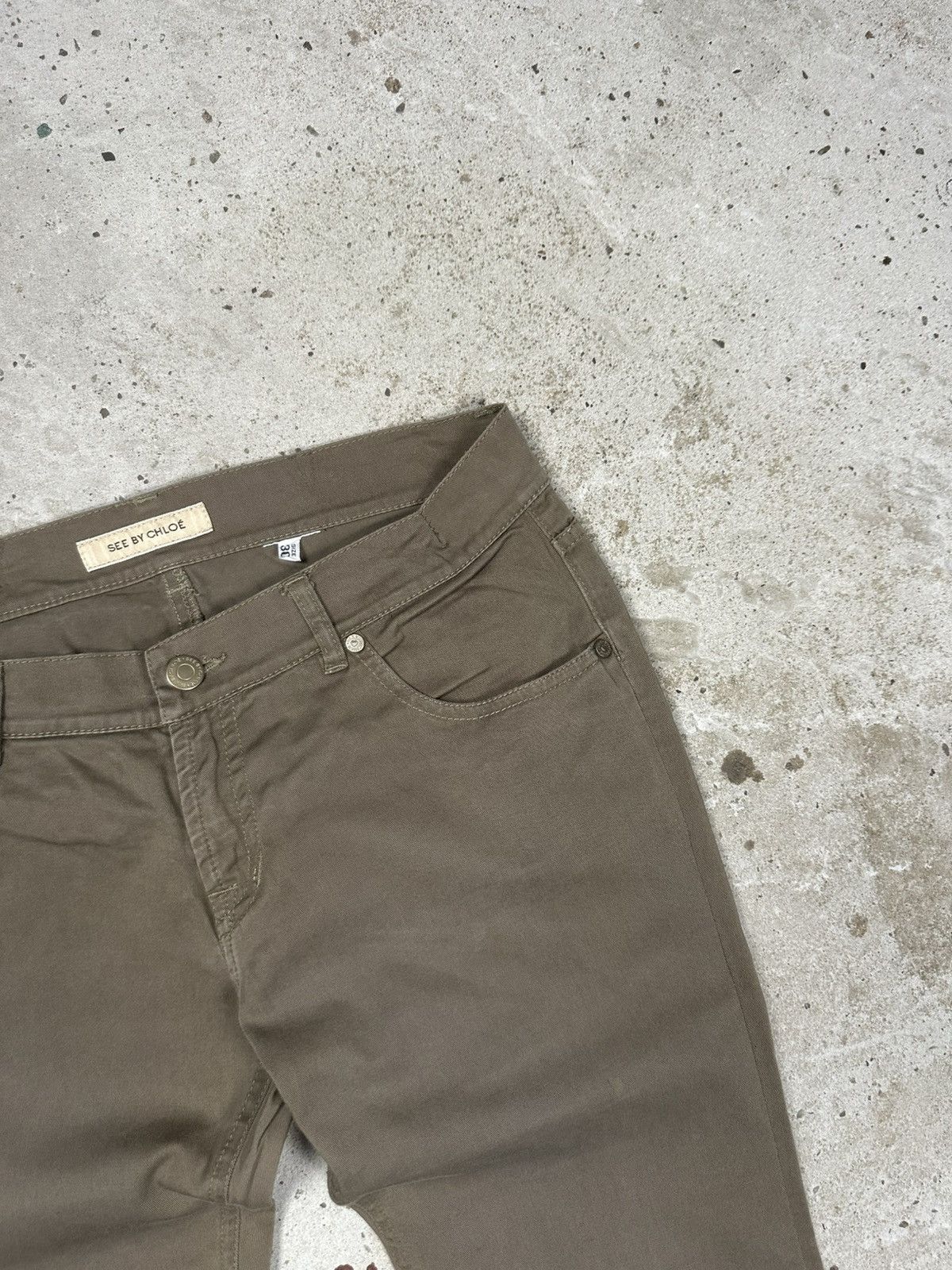 See by Chloe 2000s See by Chloe Brown Pants Trousers Size 29" - 21 Thumbnail