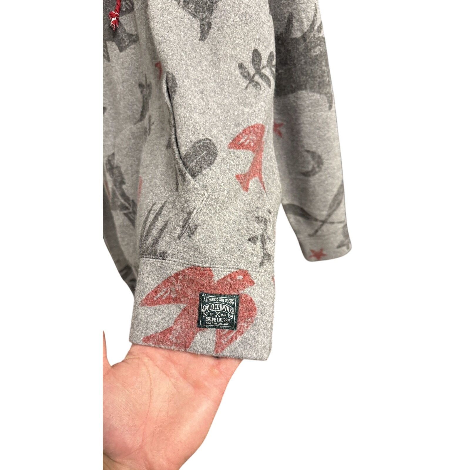 Polo Ralph Lauren Polo Country RL Brushed Fleece Pullover Hoodie $268 Size US M / EU 48-50 / 2 - 2 Thumbnail