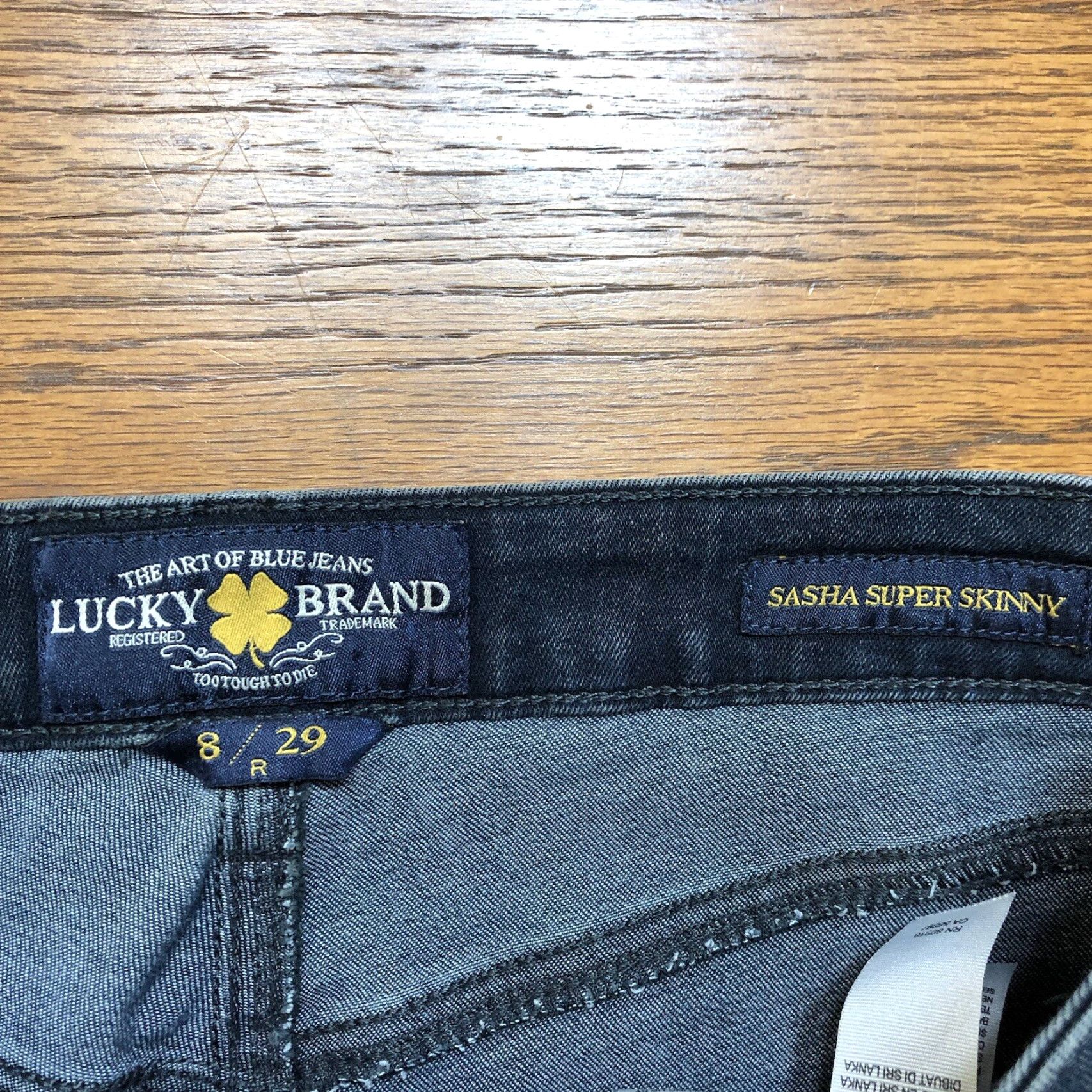 Lucky Brand Lucky Brand Jeans Women's Slim Super Skinny Stretch Denim 28 Inseam 8 Regular Blue 5-Pocket Zipper Closure N/A 90s Preppy USA Womens Size 30" / US 8 / IT 44 - 5 Thumbnail