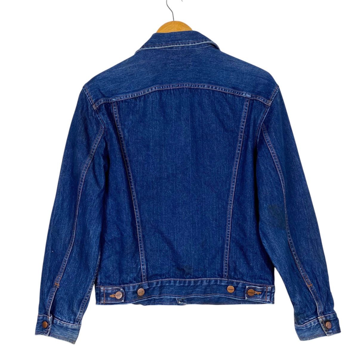 Vintage × Wrangler 💥VTG WRANGLER 124MJ DENIM TRUCKER JACKET Size US M / EU 48-50 / 2 - 6 Thumbnail