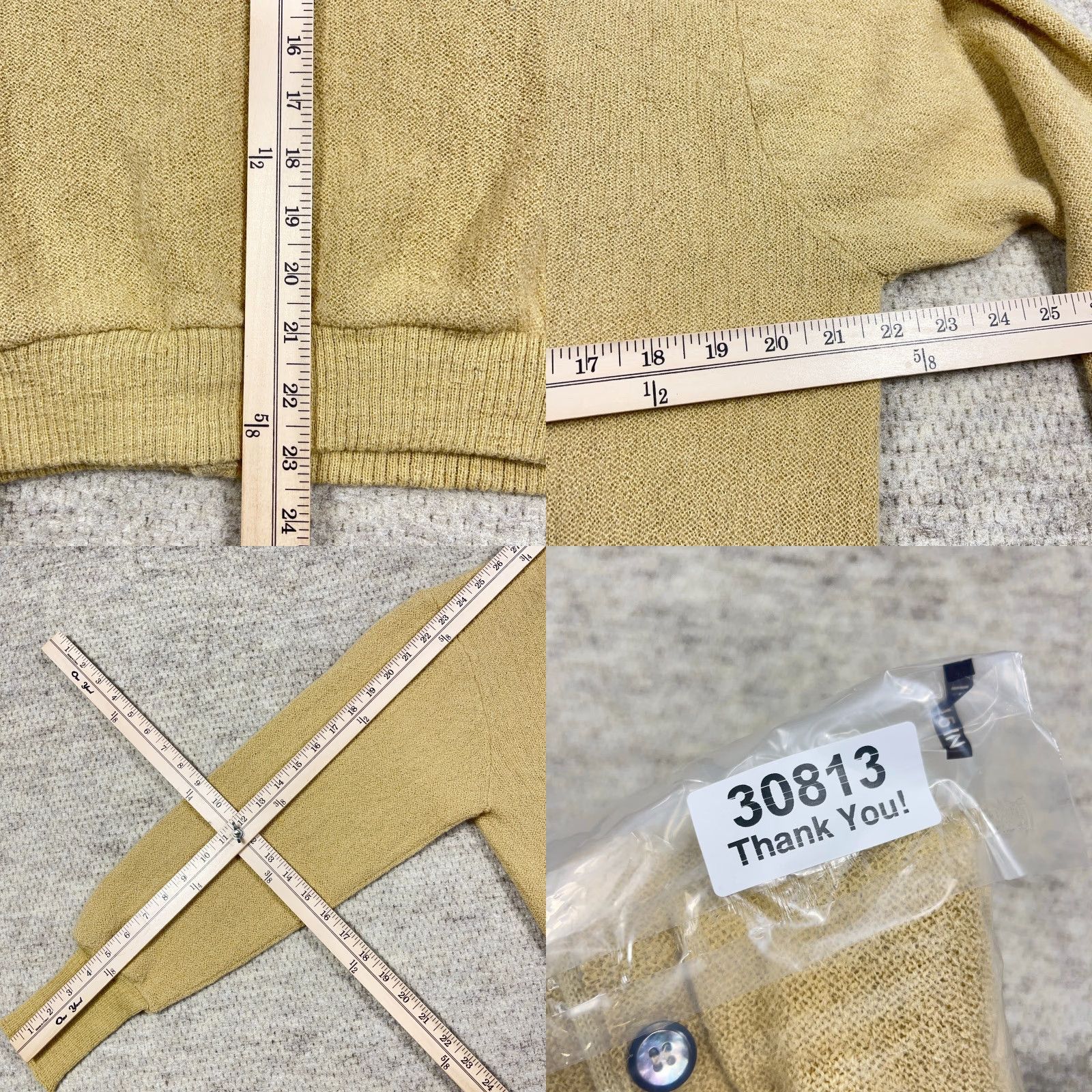Vintage VINTAGE Heritage Cardigan Sweater Men Medium Tan Button Up 70s 80s Grandpa USA Beige Knit Style Cardigan Regular 90s 80s Theme Mens Size US M / EU 48-50 / 2 - 8 Thumbnail