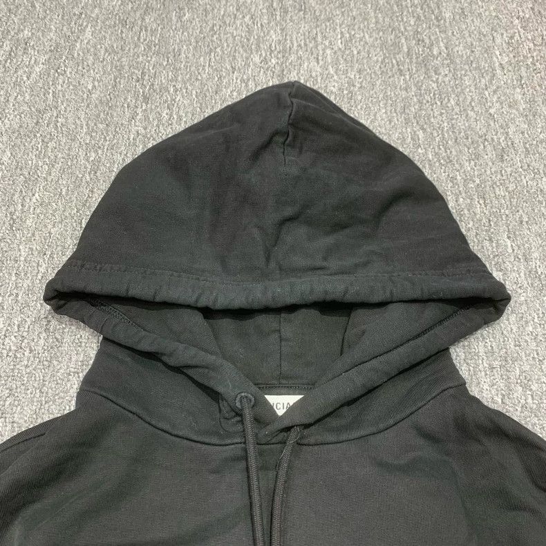 Balenciaga Balenciaga Black double hook hoodie sweatshirt Size US S / EU 44-46 / 1 - 9 Thumbnail
