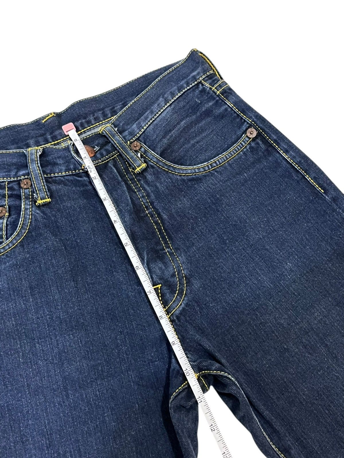 Evisu VERY RARE🔥Vintage EVISU DONNA Pink Selvedge Denim Jeans 27” Size 27" / US 4 / IT 40 - 19 Thumbnail