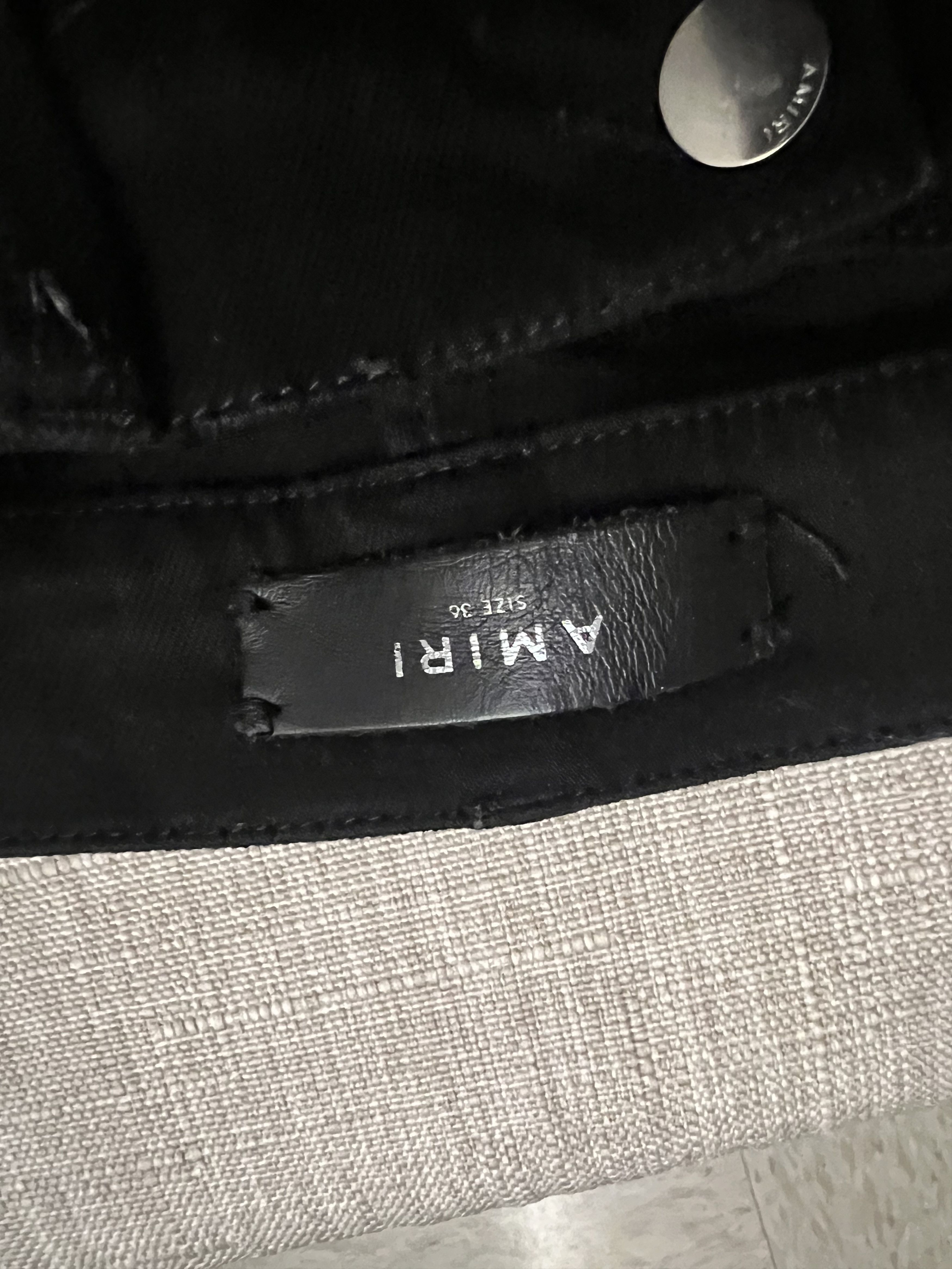 Amiri Black and Gold Glitter Amiri Size US 36 / EU 52 - 2 Thumbnail