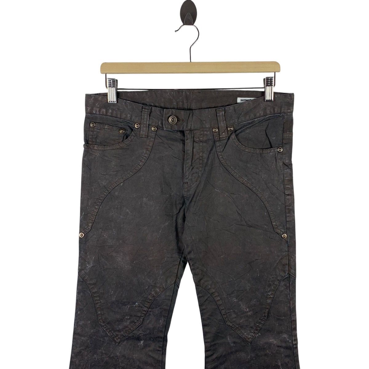 Japanese Brand × semanticdesign SEMANTIC DESIGN flare pants Size US 33 - 2 Thumbnail