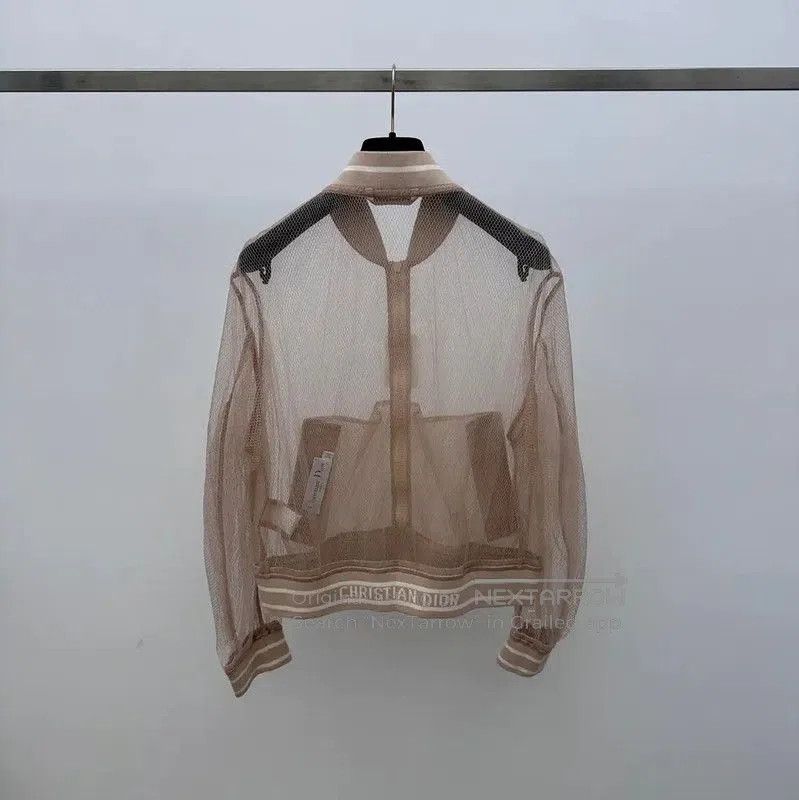 Dior Dior Pink Mesh Ladies Jacket . Size M / US 6-8 / IT 42-44 - 2 Thumbnail