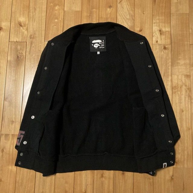 Bape 2005 Stash × BAPE Soldier Logo Sweat Varsity Jacket NIGO APE Size US M / EU 48-50 / 2 - 8 Thumbnail