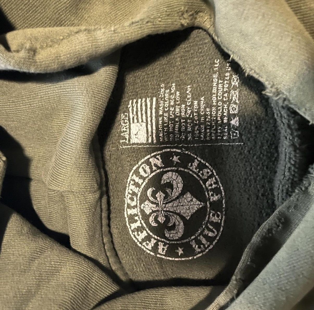 Affliction Brand New Affliction Hoodie W/ Tags Size US L / EU 52-54 / 3 - 3 Thumbnail