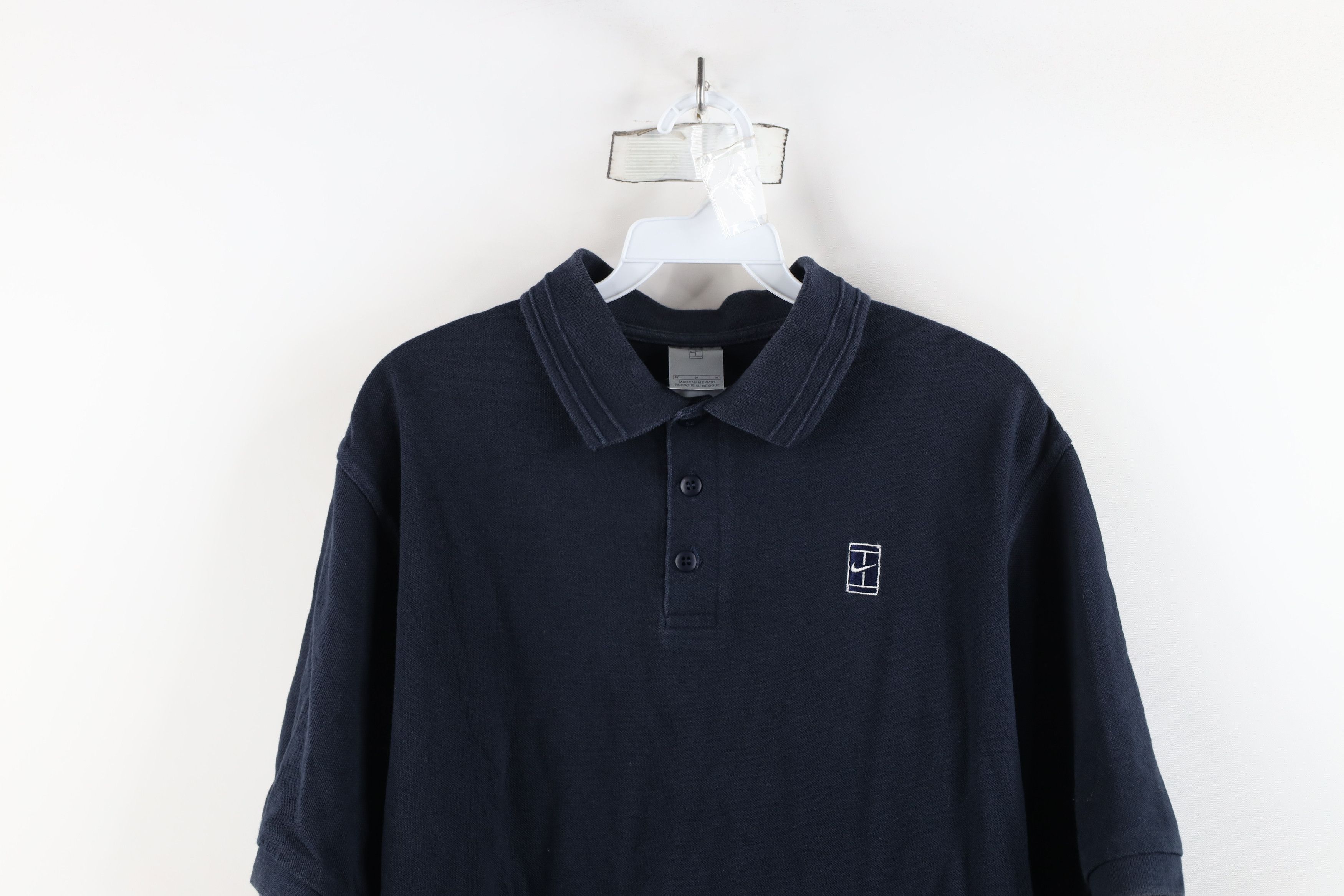 Nike × Vintage Vintage Nike Challenge Court Scott Mini Swoosh Tennis Polo Size US M / EU 48-50 / 2 - 2 Thumbnail