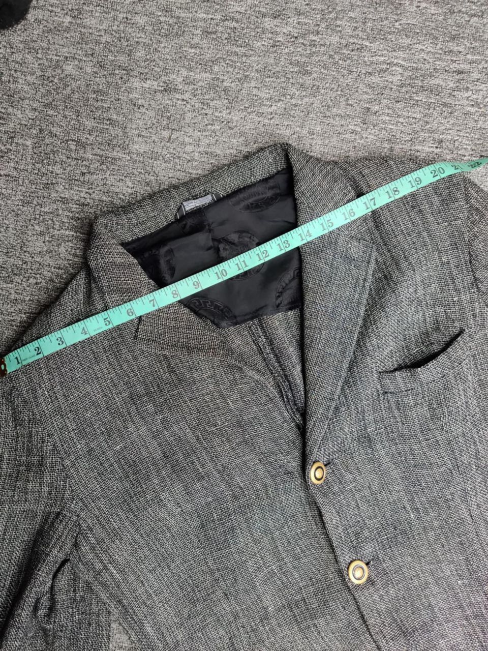 Versace Vintage 90s Versace Classic V2 Single Breasted Blazer Size US L / EU 52-54 / 3 - 16 Thumbnail