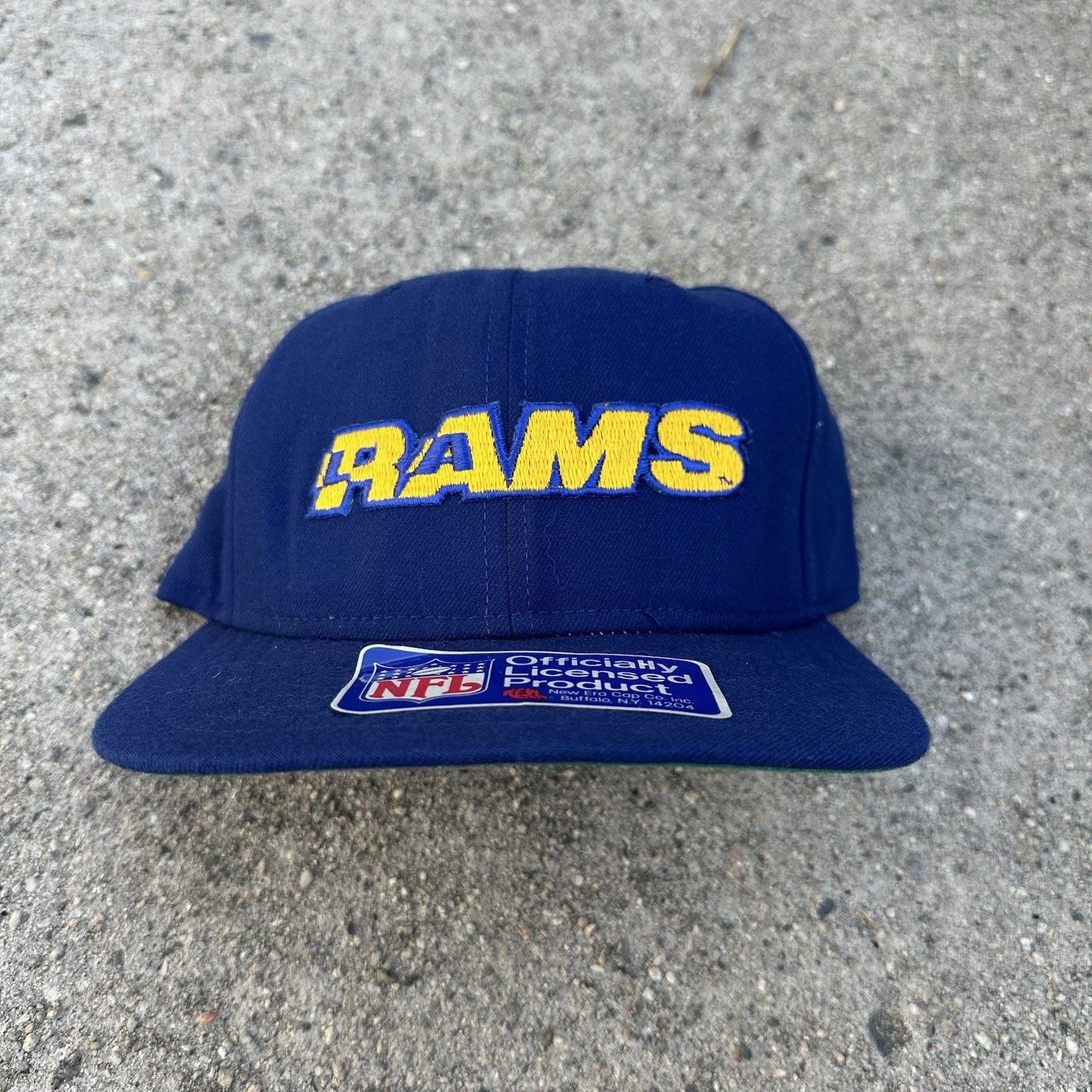 NFL × New Era × Vintage Vintage New Era Pro Model Los Angeles Rams Wool Snapback Hat Size ONE SIZE - 1 Thumbnail