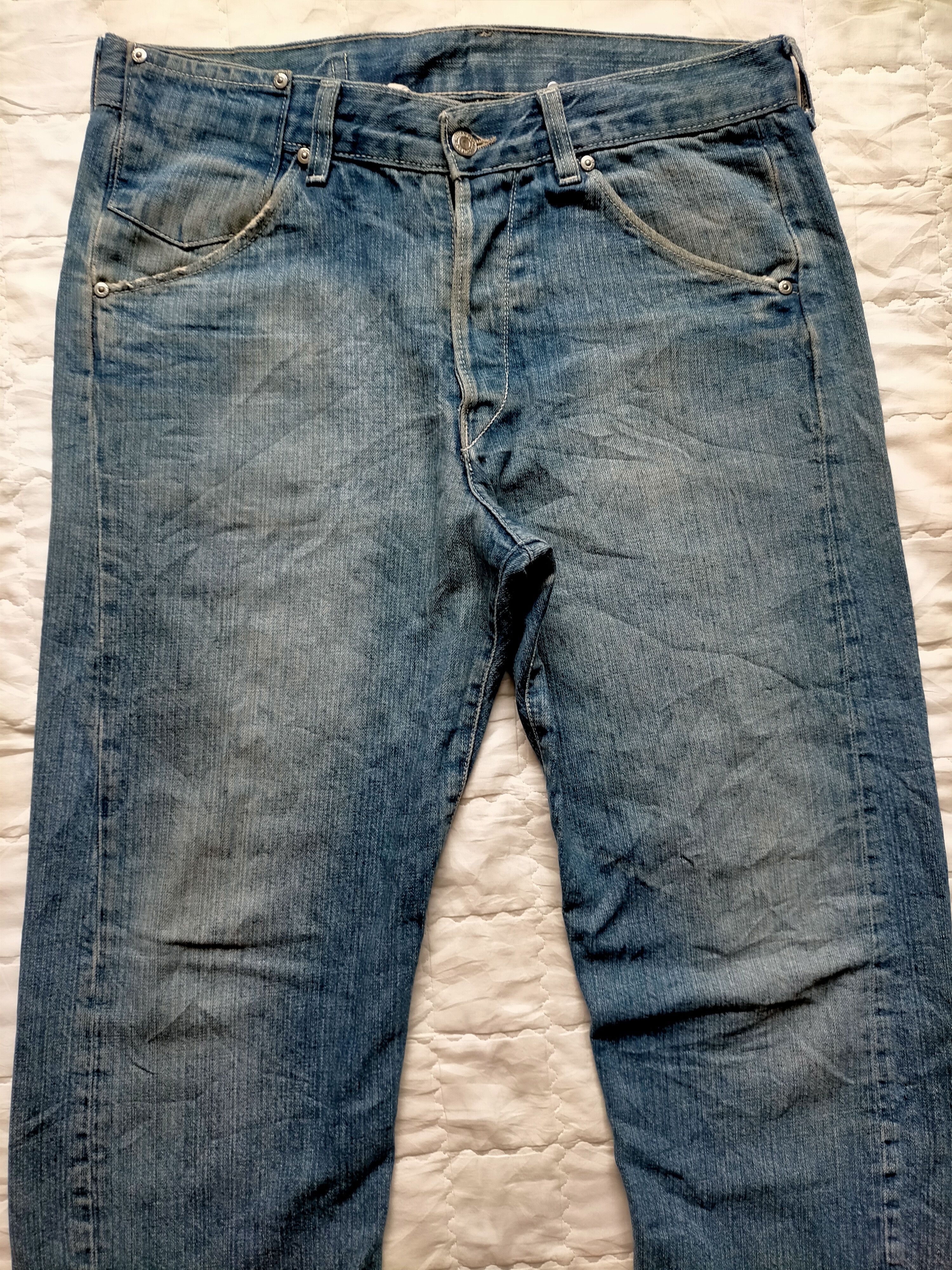 Levi's Vintage Clothing Vintage 90s Levis Engineering Denim pants Size US 33 - 6 Thumbnail
