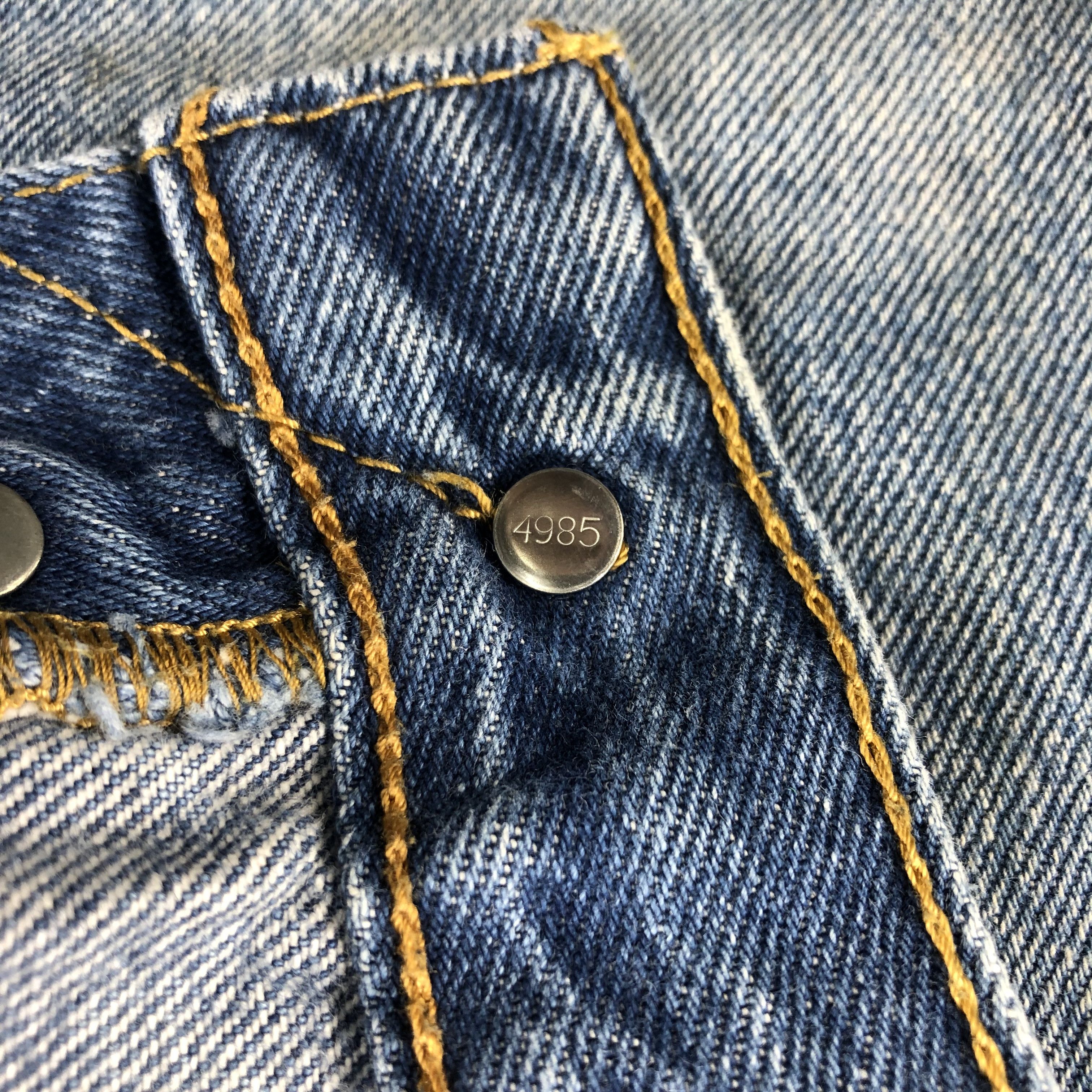 Levi's Vintage Blue Wash Levis 501 Jeans-J1544 Size US 31 - 8 Thumbnail