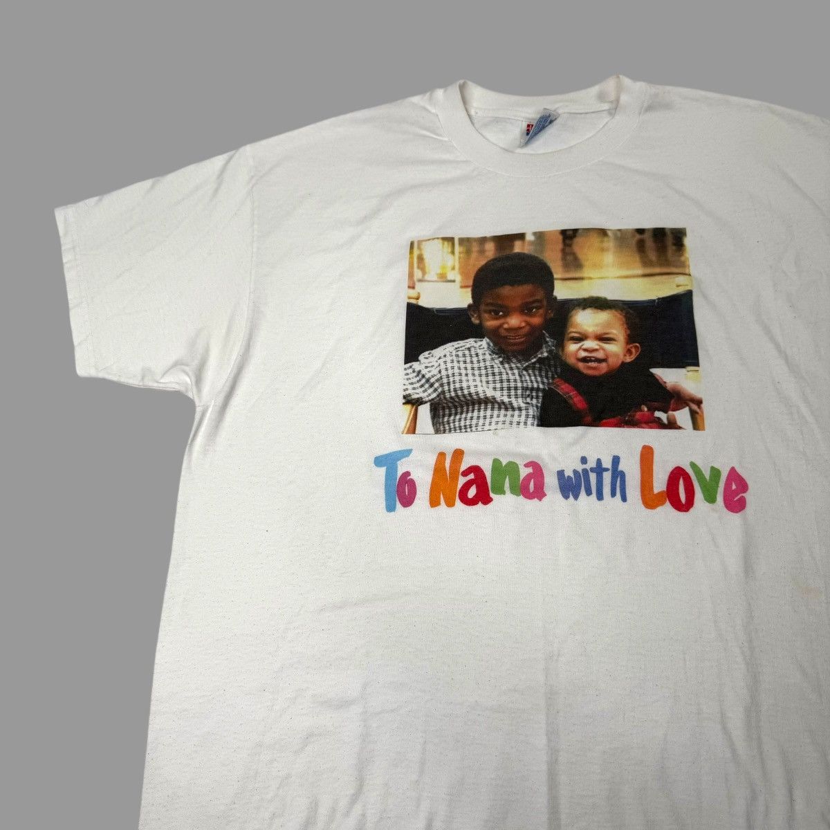 Vintage Vintage 1990s family photo T-shirt Size US XL / EU 56 / 4 - 2 Thumbnail