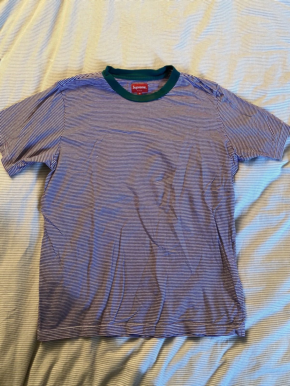 Supreme × Vintage Supreme New York Striped Tee Size US M / EU 48-50 / 2 - 2 Thumbnail