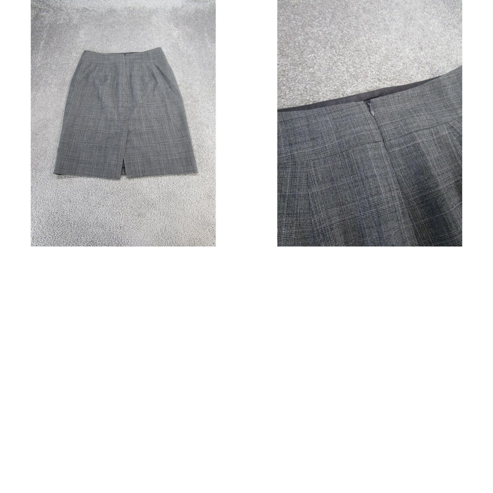 Banana Republic VINTAGE Banana Republic Pencil Skirt Womens 4 Gray Wool Blend Officewear Stain Krell? Size 27" / US 4 / IT 40 - 8 Thumbnail