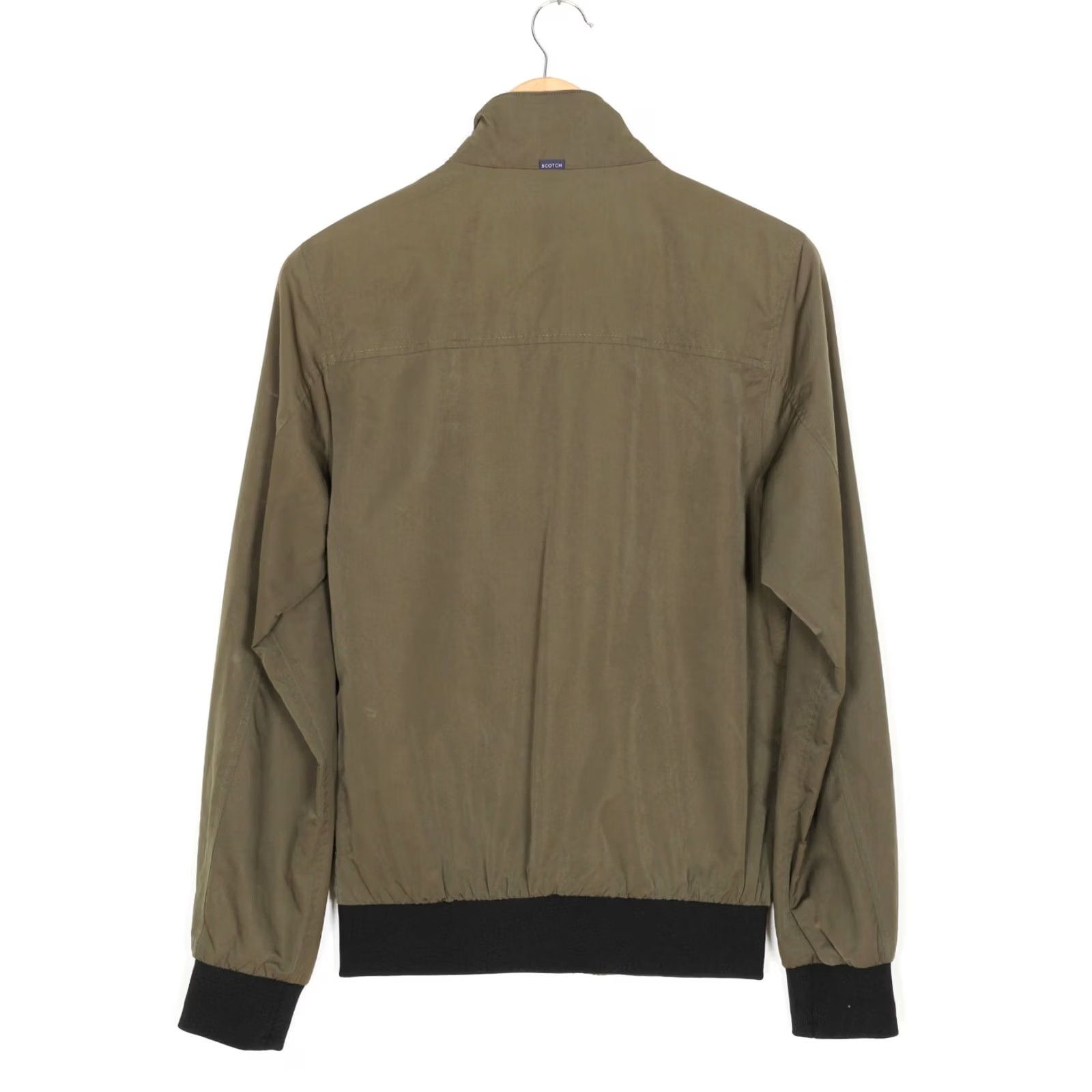 Scotch & Soda SCOTCH & SODA Khaki Full Zip Bomber Jacket Men Size S MJ3157 Size US S / EU 44-46 / 1 - 4 Thumbnail
