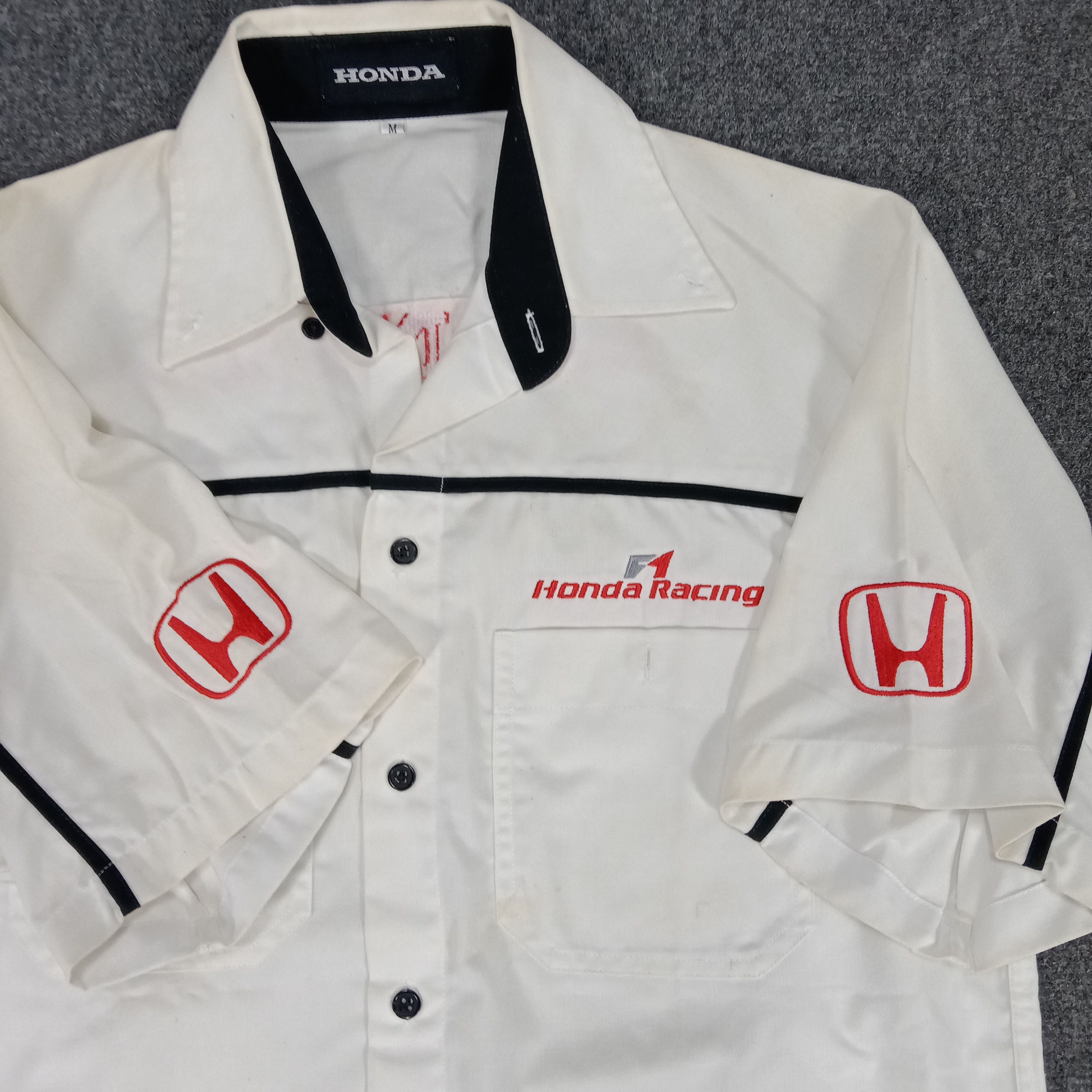 Honda × Vintage Honda F1 Racing Team Shirt Button Up Size US L / EU 52-54 / 3 - 6 Thumbnail