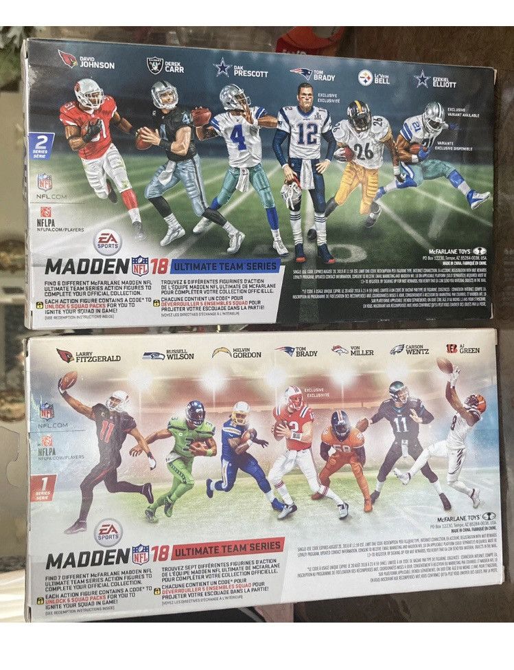 Other McFarlane Madden 18 Tom Brady Figure Lot Reg + Chase Size ONE SIZE - 10 Thumbnail