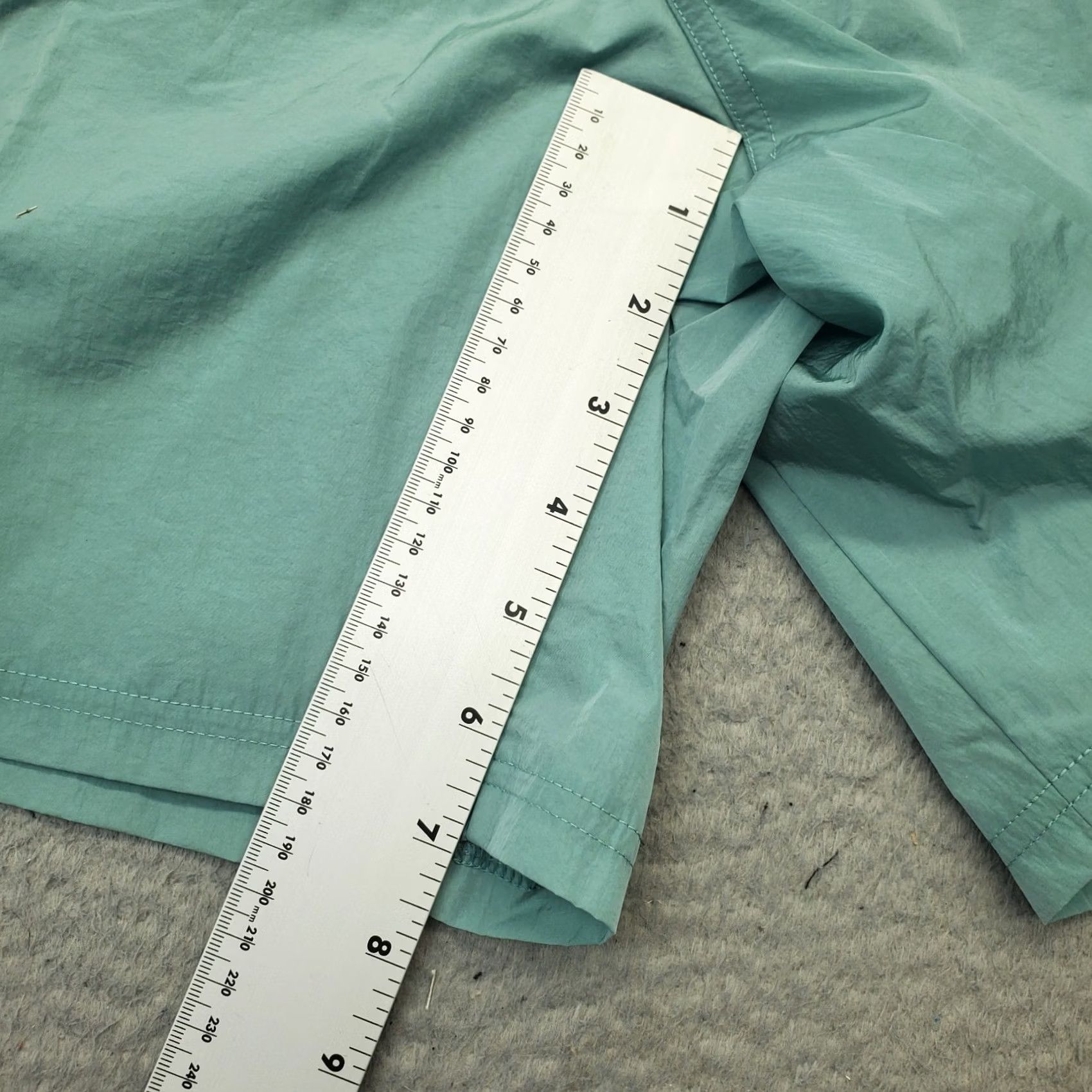 Vintage VRST All-In Shorts Mens XL Green Elastic Waist Water Repellent UPF 50+ Shirt Size US 36 / EU 52 - 5 Thumbnail