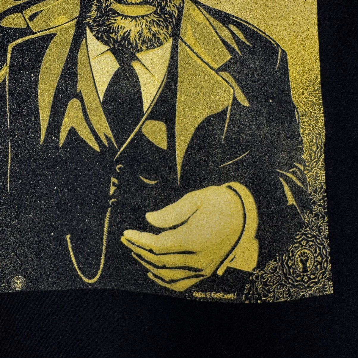 Obey OBEY CORNEL WEST BLACK T-SHIRT CREW NECK Y2K TEE sz XL MEN Size US XL / EU 56 / 4 - 6 Thumbnail