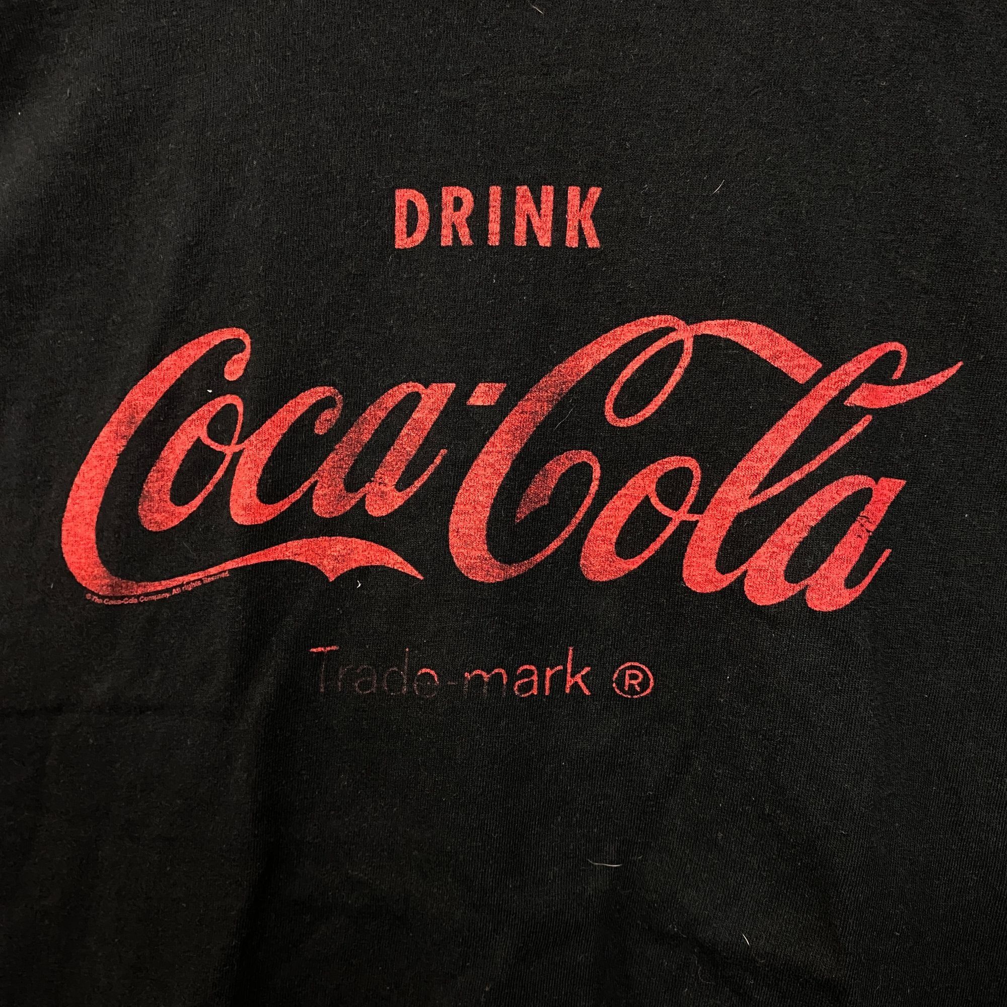 Coca Cola × Vintage Drink Coca-Cola Slogan Oversized Beverage Promo Crop Top L Size L / US 10 / IT 46 - 2 Thumbnail