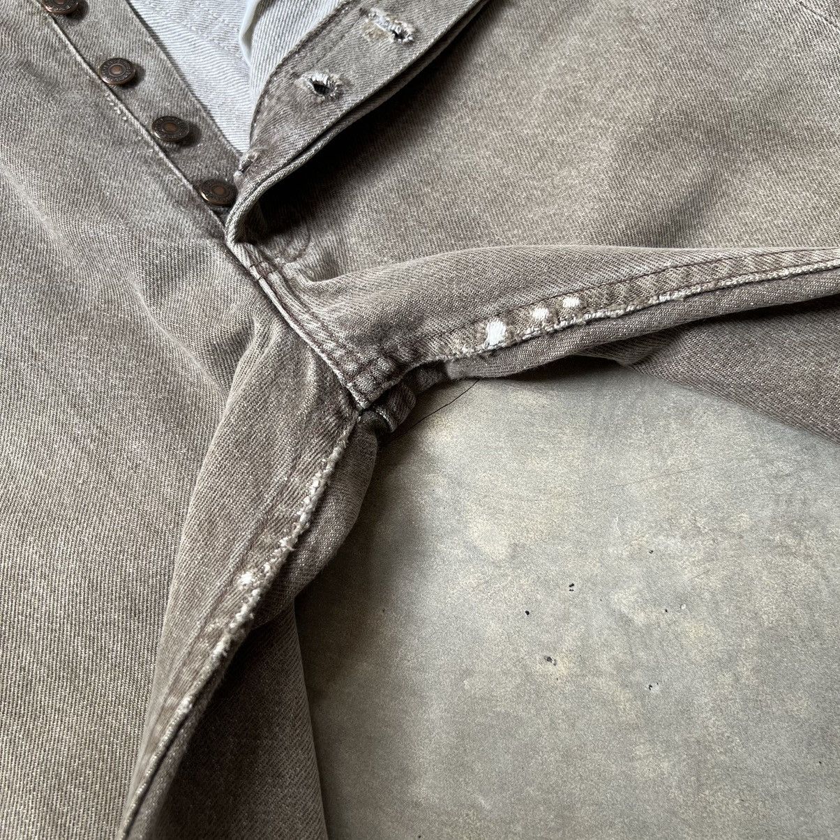 Levi's Vintage Levis 501 Distressed Washed Jeans Size US 30 / EU 46 - 10 Thumbnail