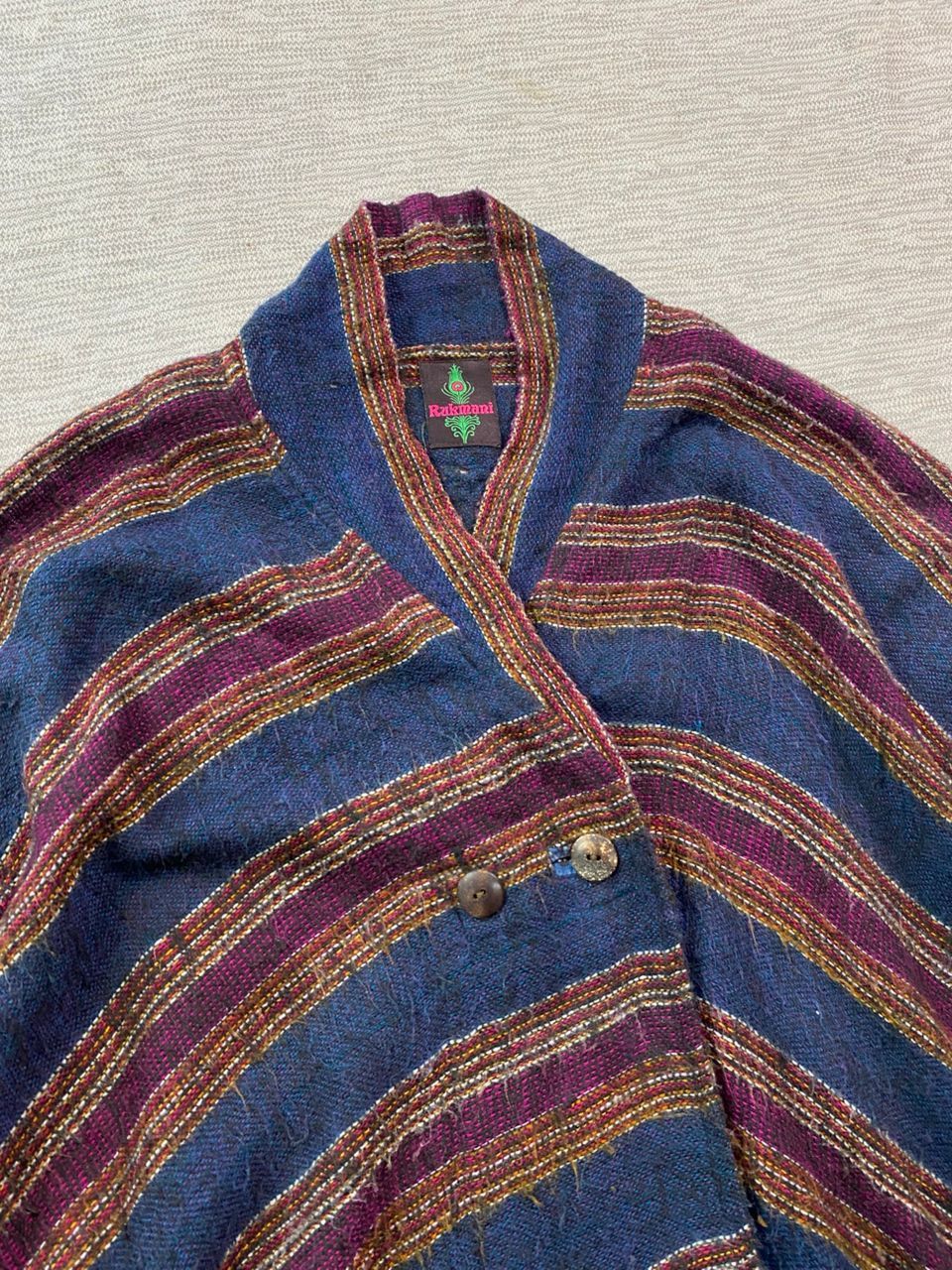 Japanese Brand Rukmani Loose Bohemian Style Cardigan Size L / US 10 / IT 46 - 4 Thumbnail