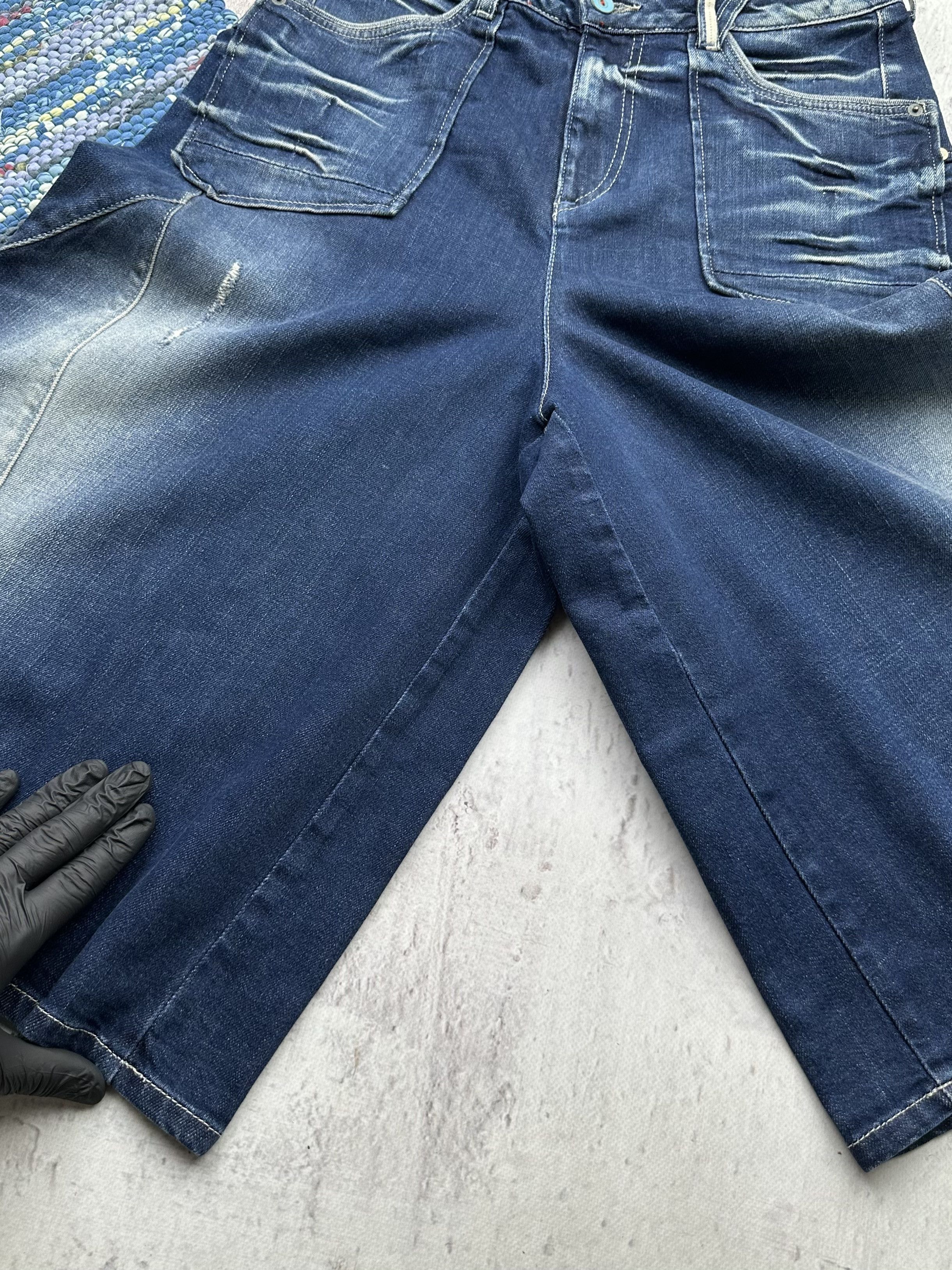 Japanese Brand Vintage Super Parachute Long Shorts A674D15(164) Size US 30 / EU 46 - 4 Thumbnail