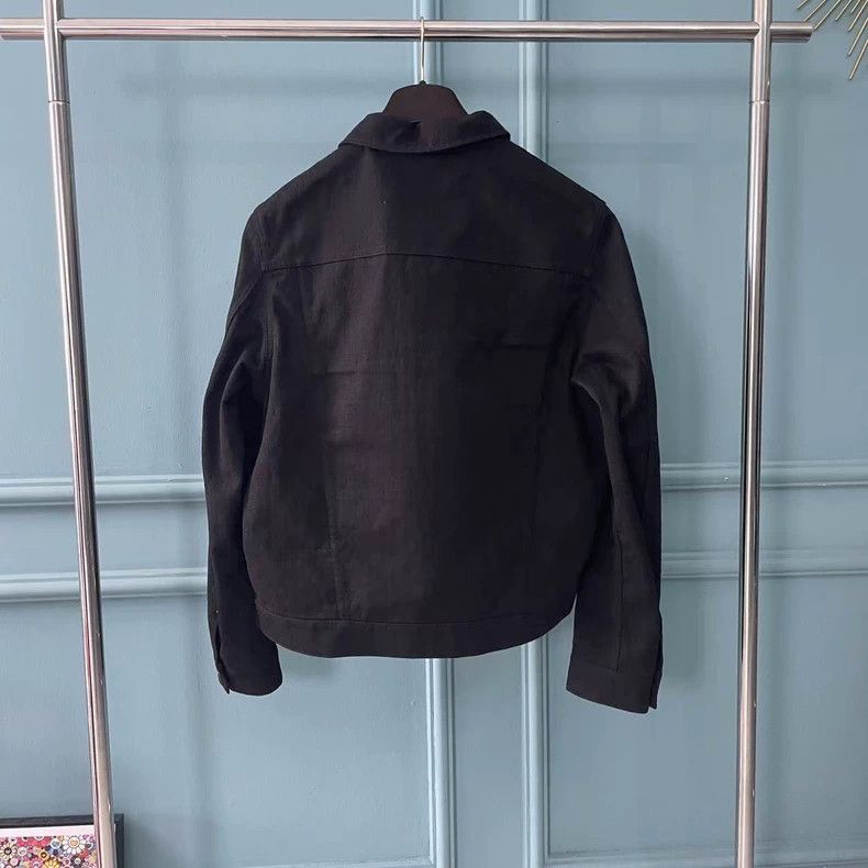 Louis Vuitton Louis Vuitton Black denim jacket with full logo jacket 2501 Size US M / EU 48-50 / 2 - 2 Thumbnail